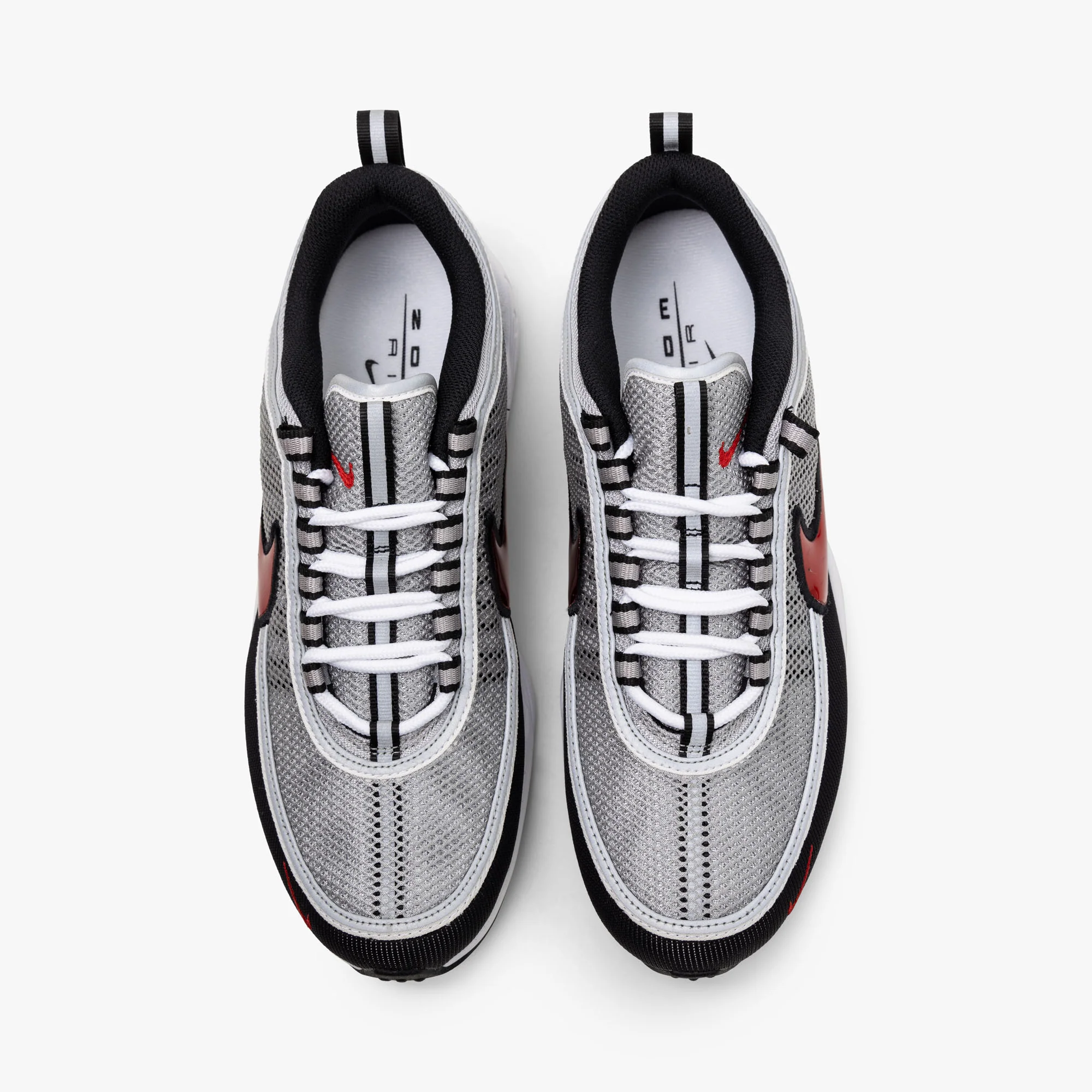 Nike Air Zoom Spiridon SP Metallic Silver / Sport Red - Image 5