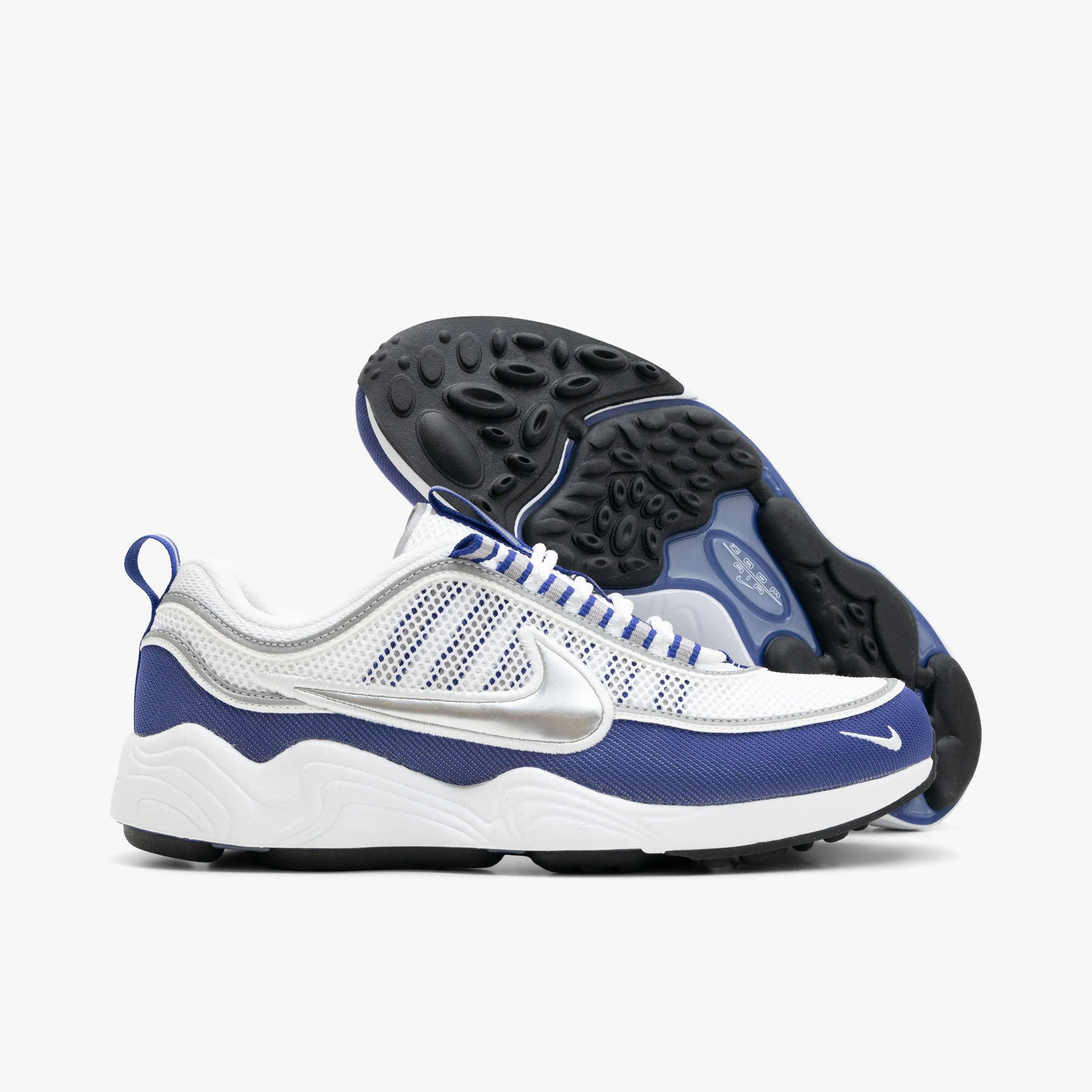 Nike Air Zoom Spiridon SP White / Metallic Silver - Light Concord - Image 2