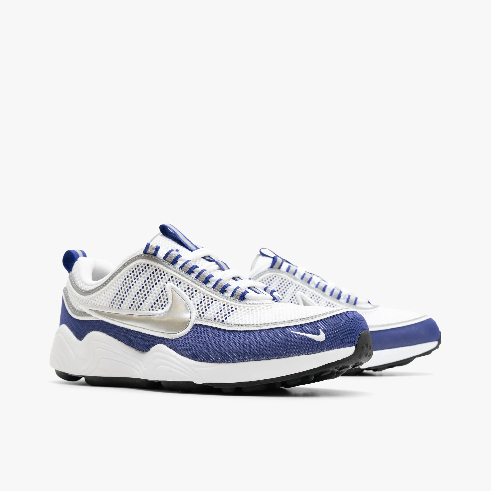 Nike Air Zoom Spiridon SP White / Metallic Silver - Light Concord - Image 3