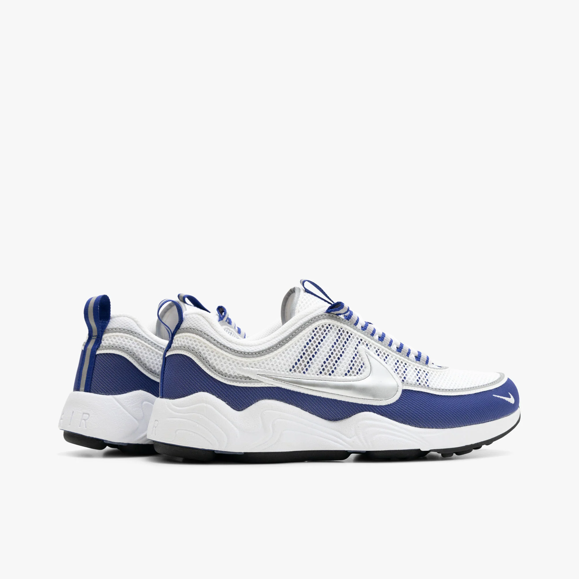 Nike Air Zoom Spiridon SP White / Metallic Silver - Light Concord - Image 4