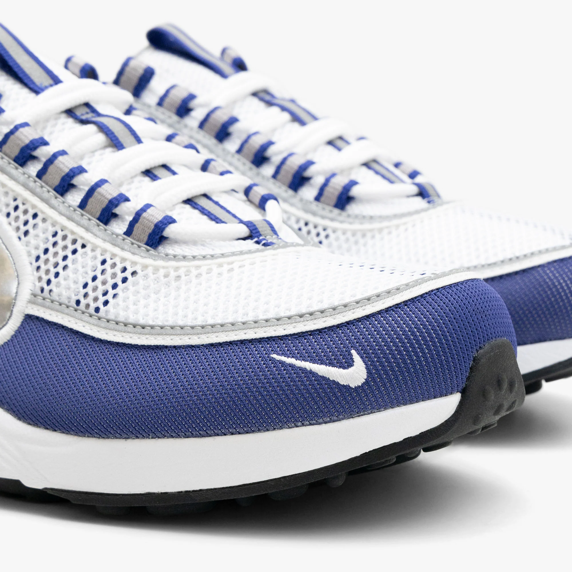 Nike Air Zoom Spiridon SP White / Metallic Silver - Light Concord - Image 6