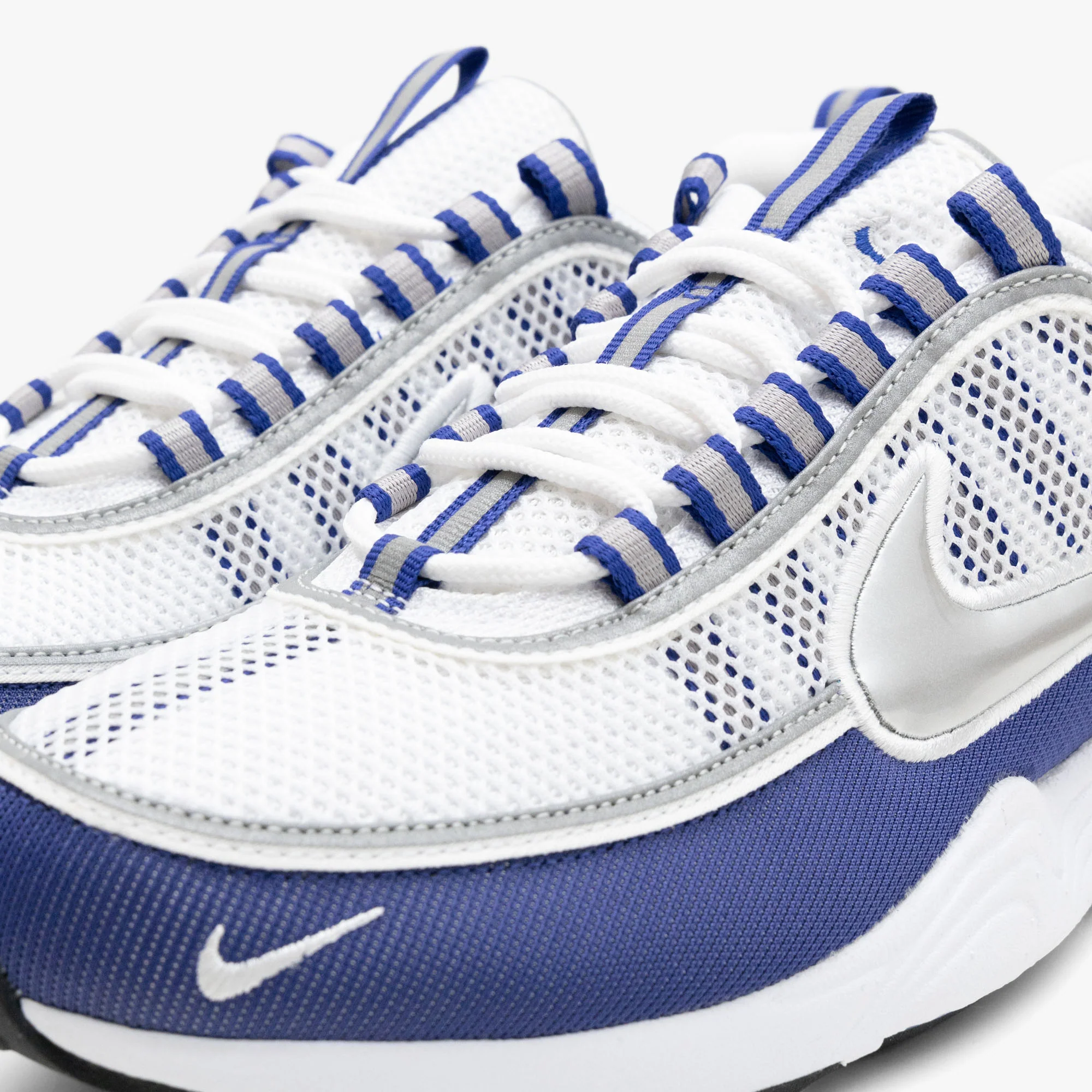 Nike Air Zoom Spiridon SP White / Metallic Silver - Light Concord - Image 7