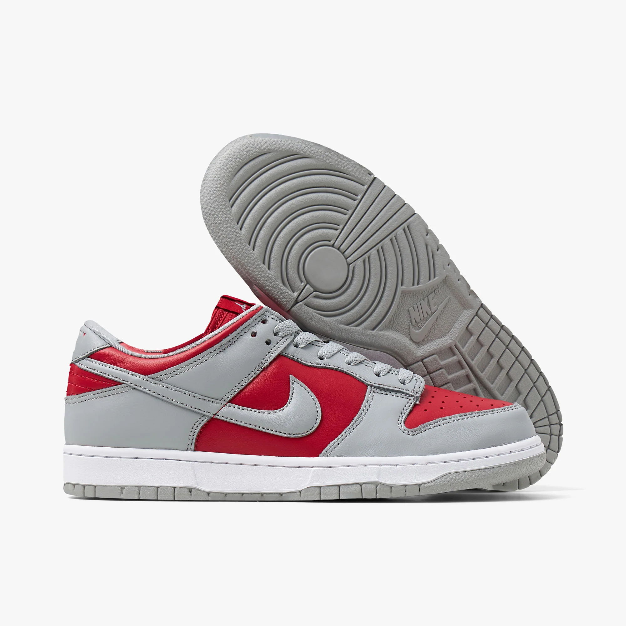 Nike Dunk Low Varsity Red / Silver - White - Image 2