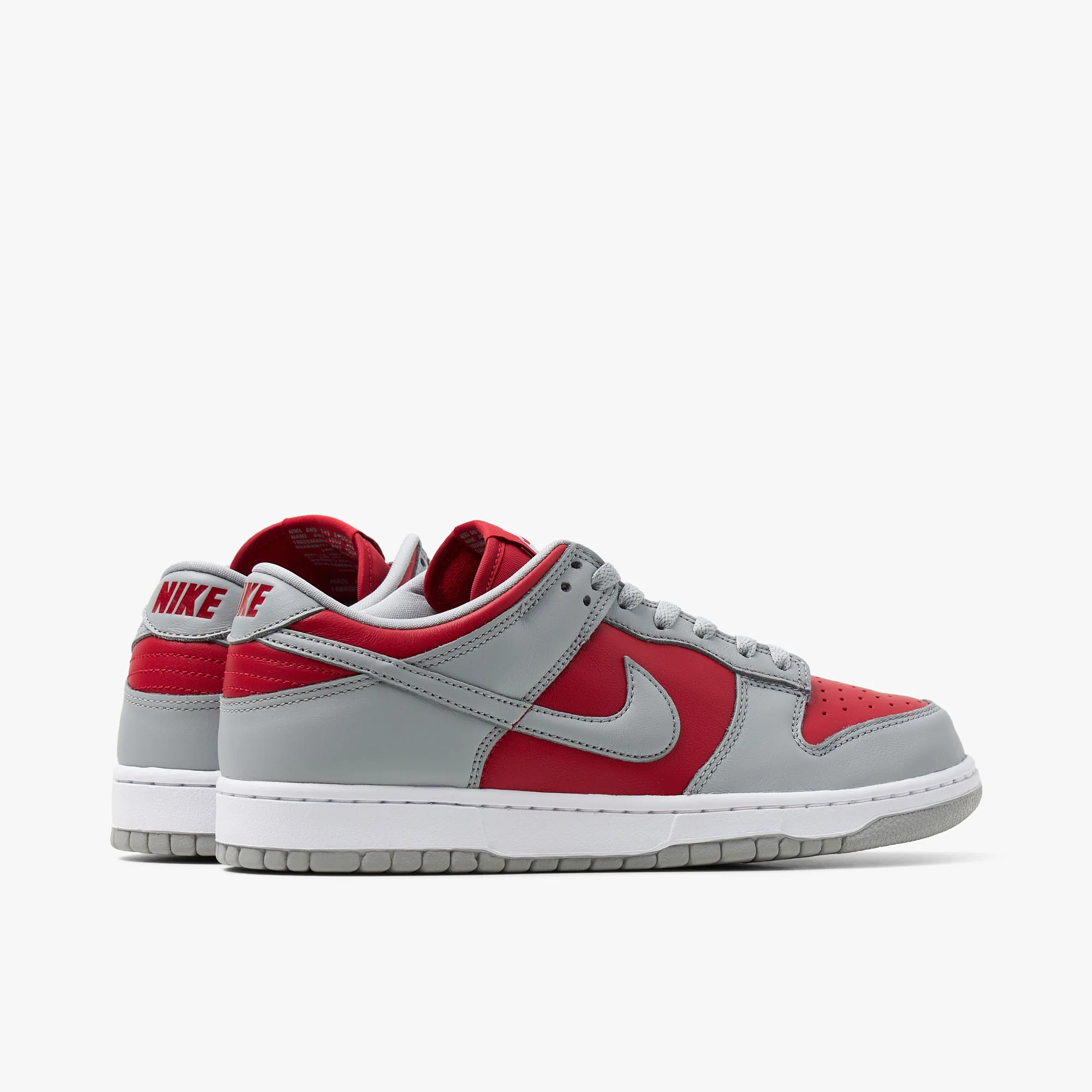 Nike Dunk Low Varsity Red / Silver - White - Image 4