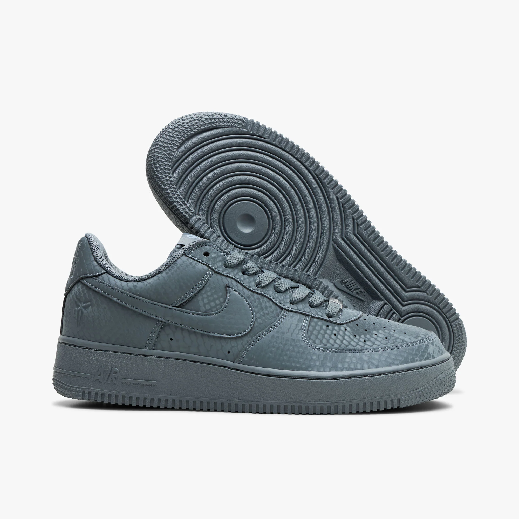 Nike Kobe Air Force 1 Low Cool Grey / Wolf Grey - Image 2