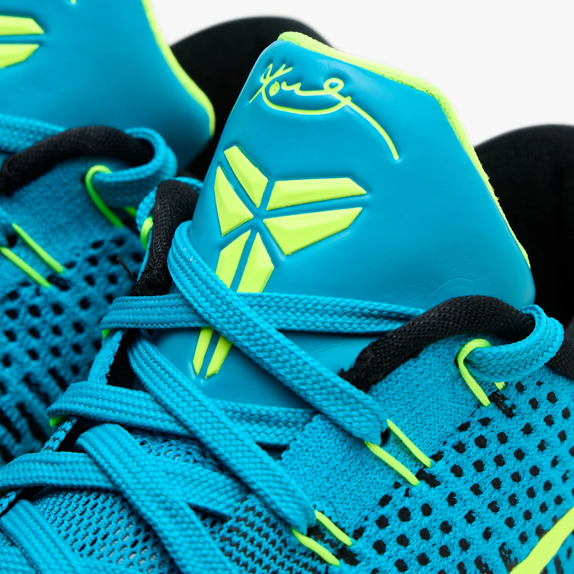 Nike Kobe IX Elite Low Protro Neo Turquoise / Volt - Image 6