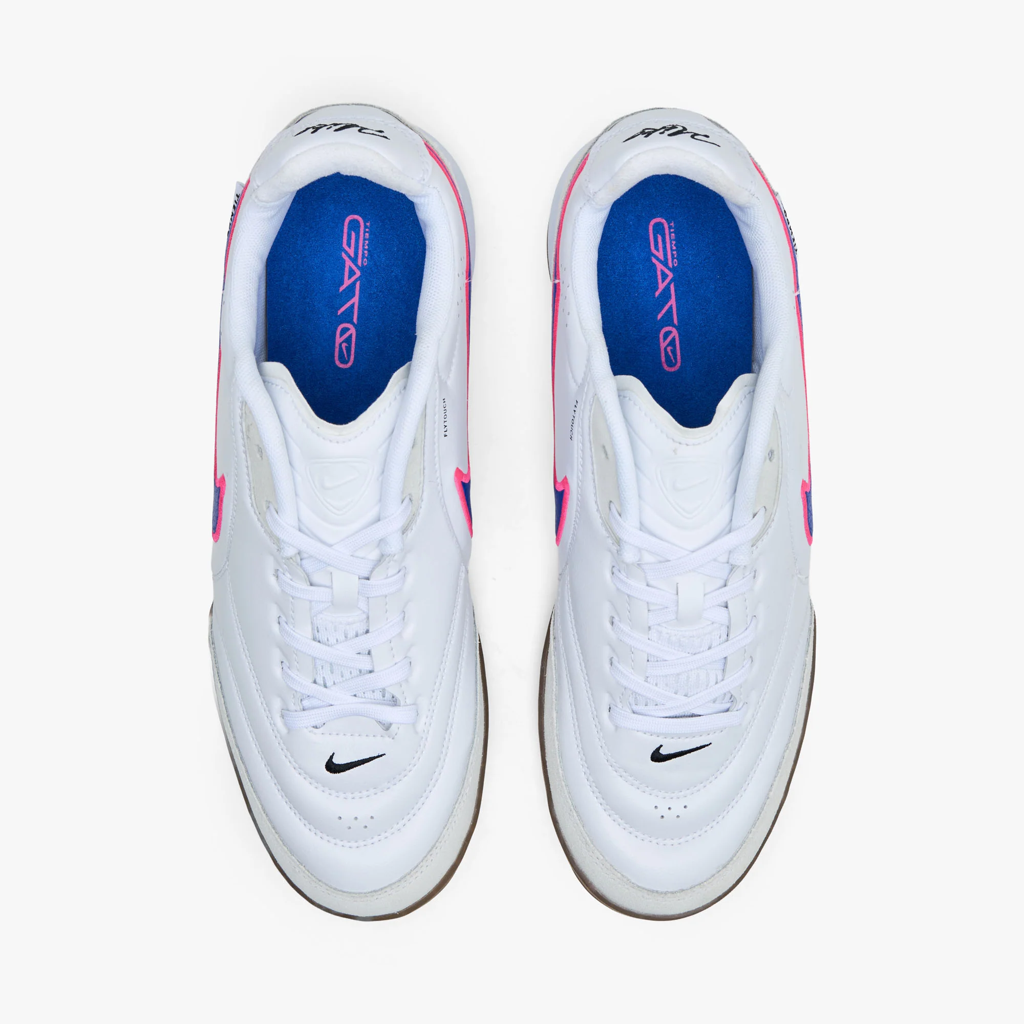 Nike Tiempo Streetgato White / Racer Blue - Pink Blast - Image 5