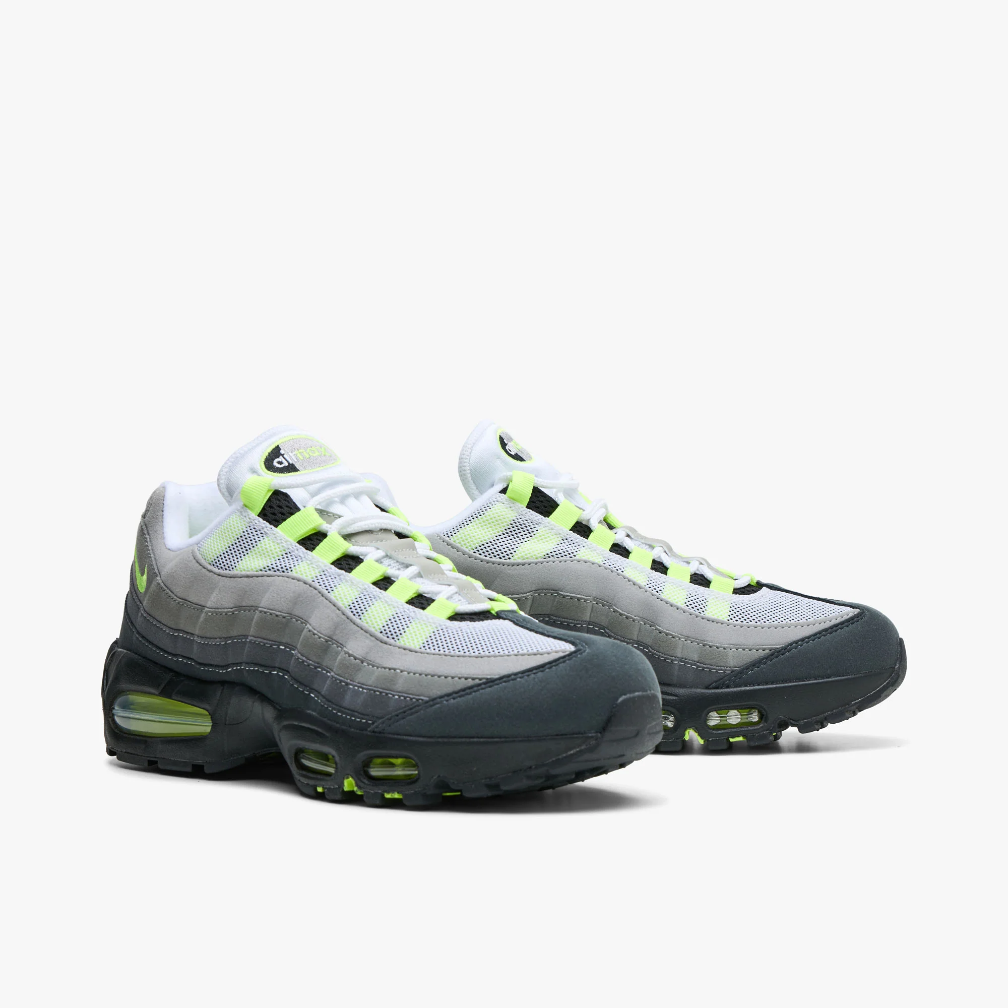 Nike Women's Air Max 95 OG Black / Neon Yellow - Image 3
