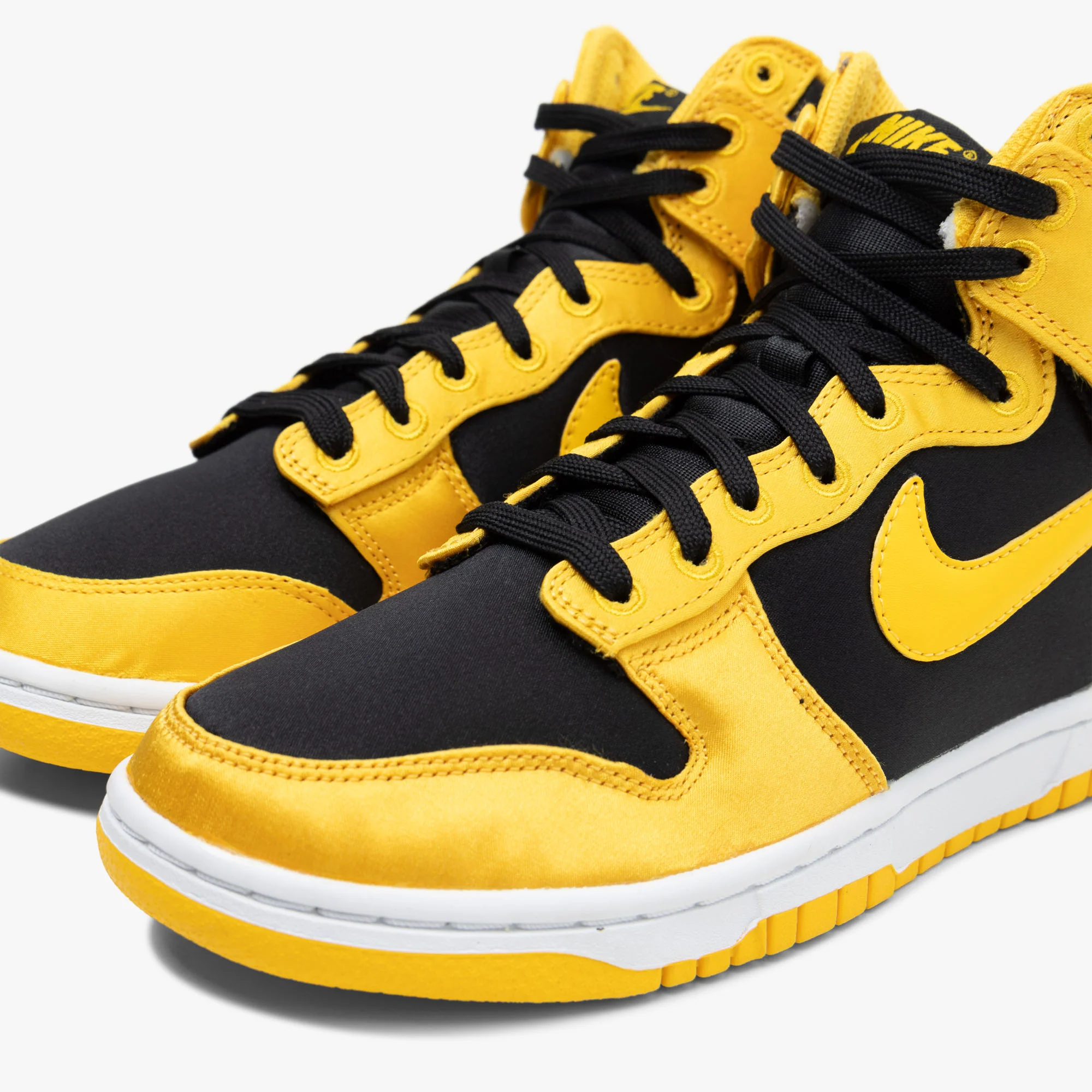 Nike Women's Dunk High Twist Black / Varsity Maize - White - Image 7