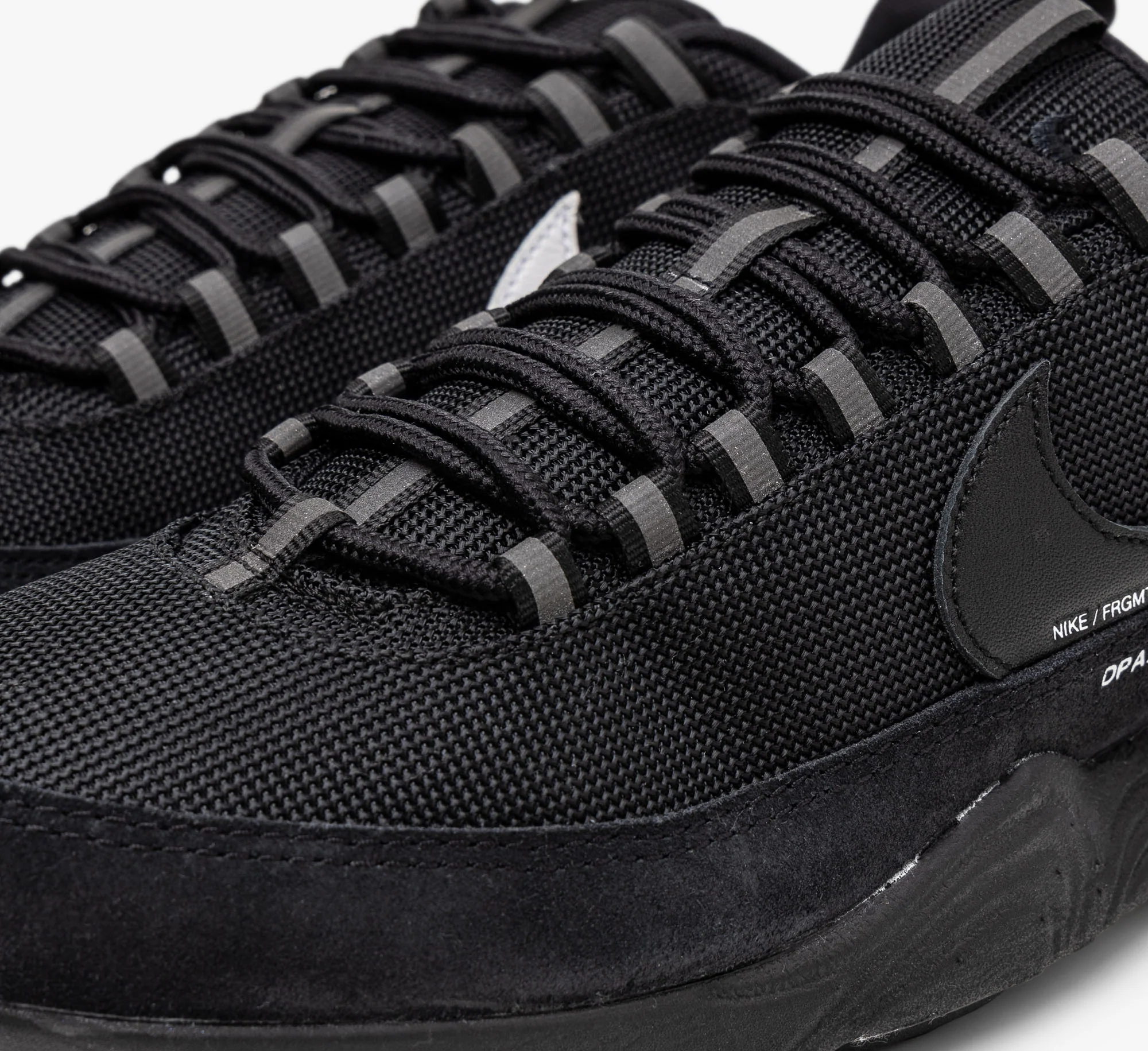 Nike x fragment design Air Zoom Spiridon SP Black / Black - Black - Image 7