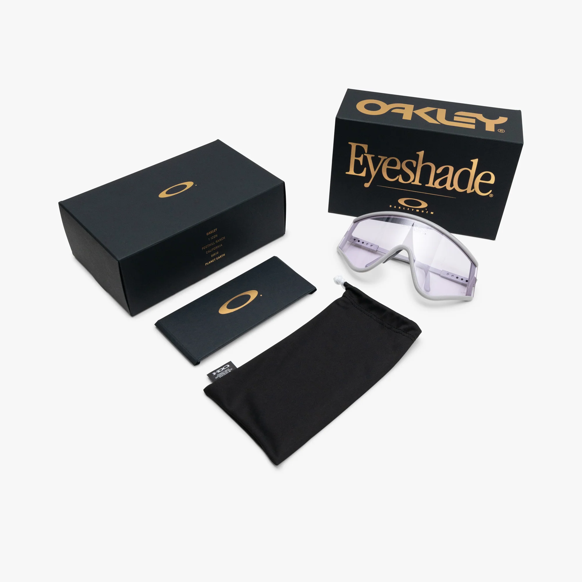 Oakley MUZM Eyeshade Cool Grey / Prizm Low Light - Image 7