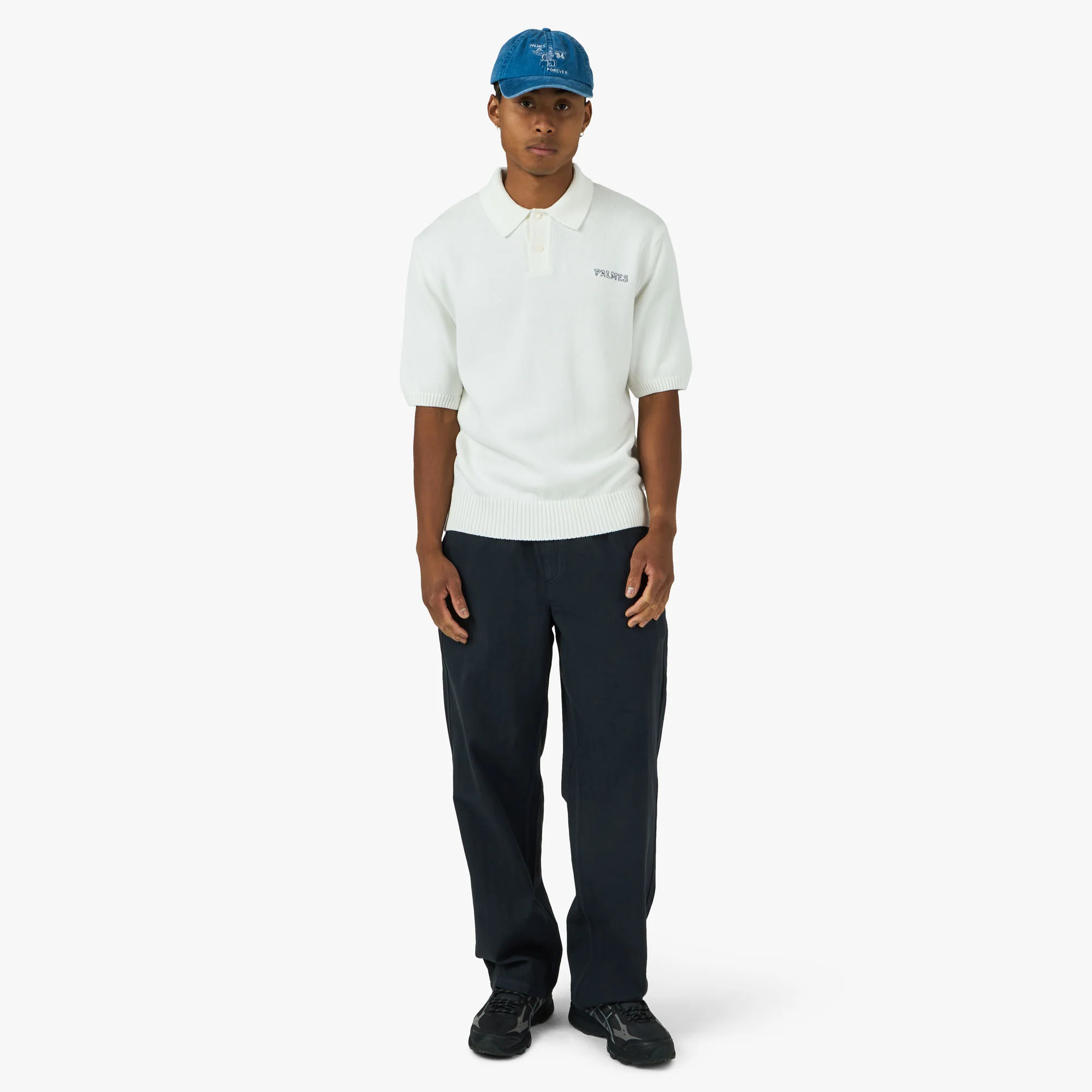 Palmes Knit Polo Off-White - Image 6