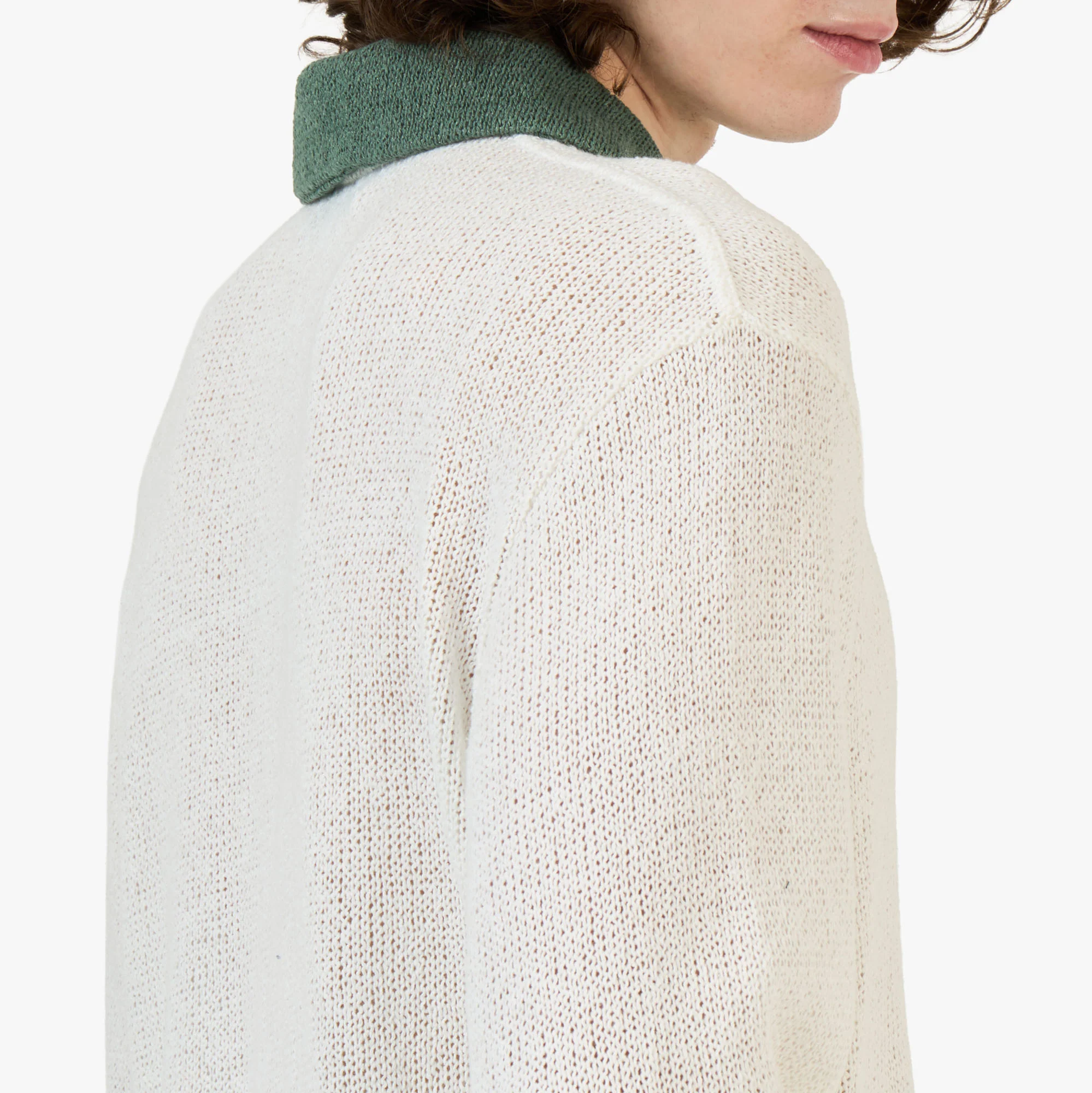 Palmes Knitted Rugby / White - Image 5