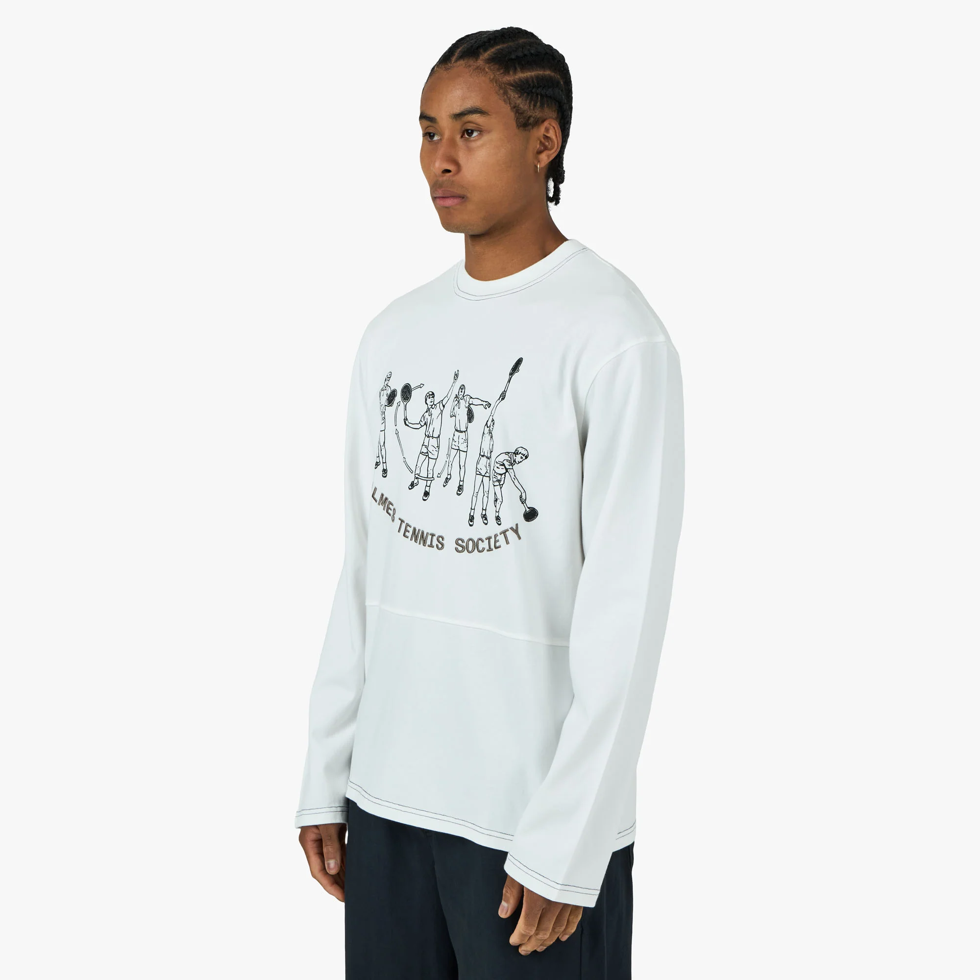 Palmes Practice Tennis Top Off-White - Image 2