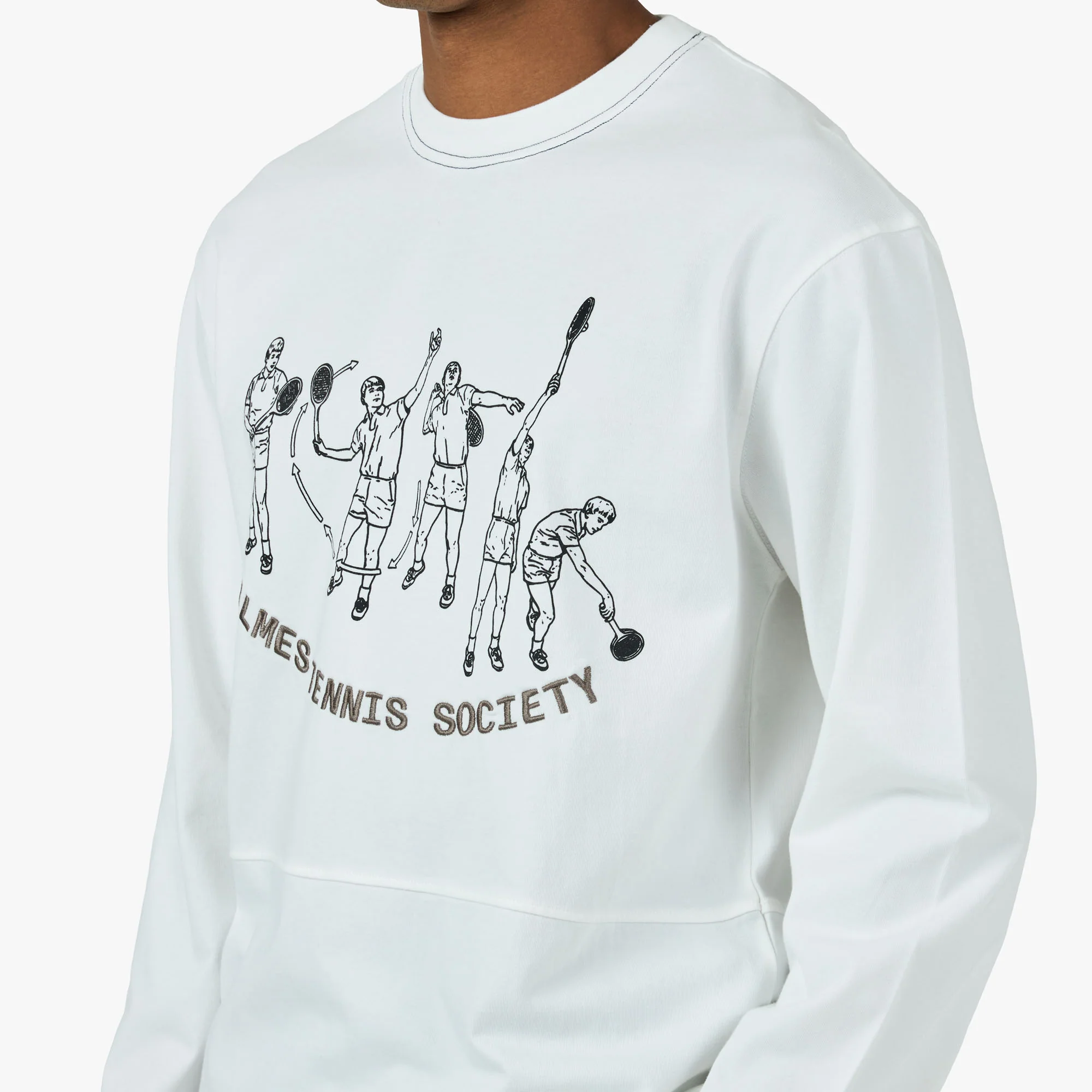 Palmes Practice Tennis Top Off-White - Image 4