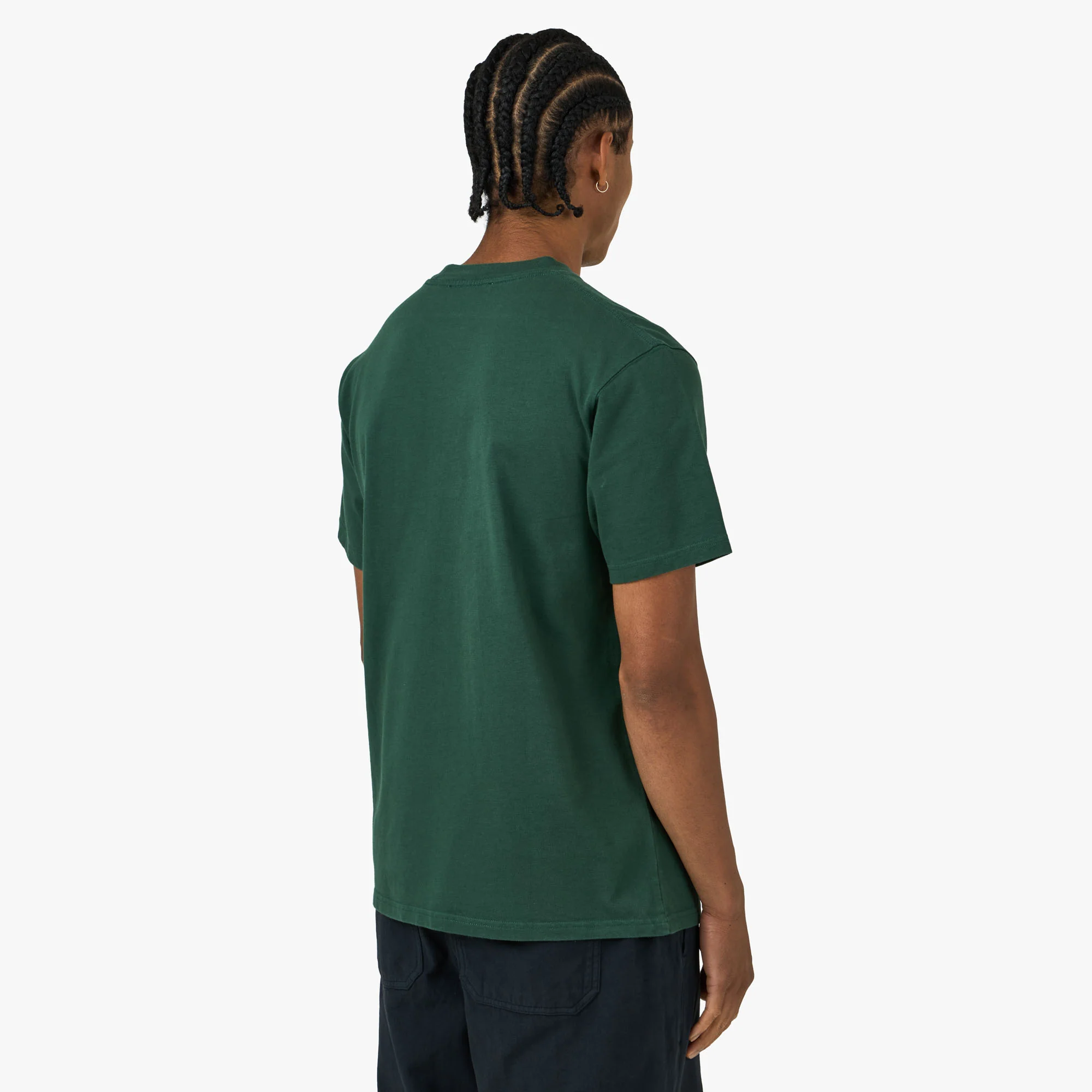 Palmes Society T-Shirt Dark Green - Image 3