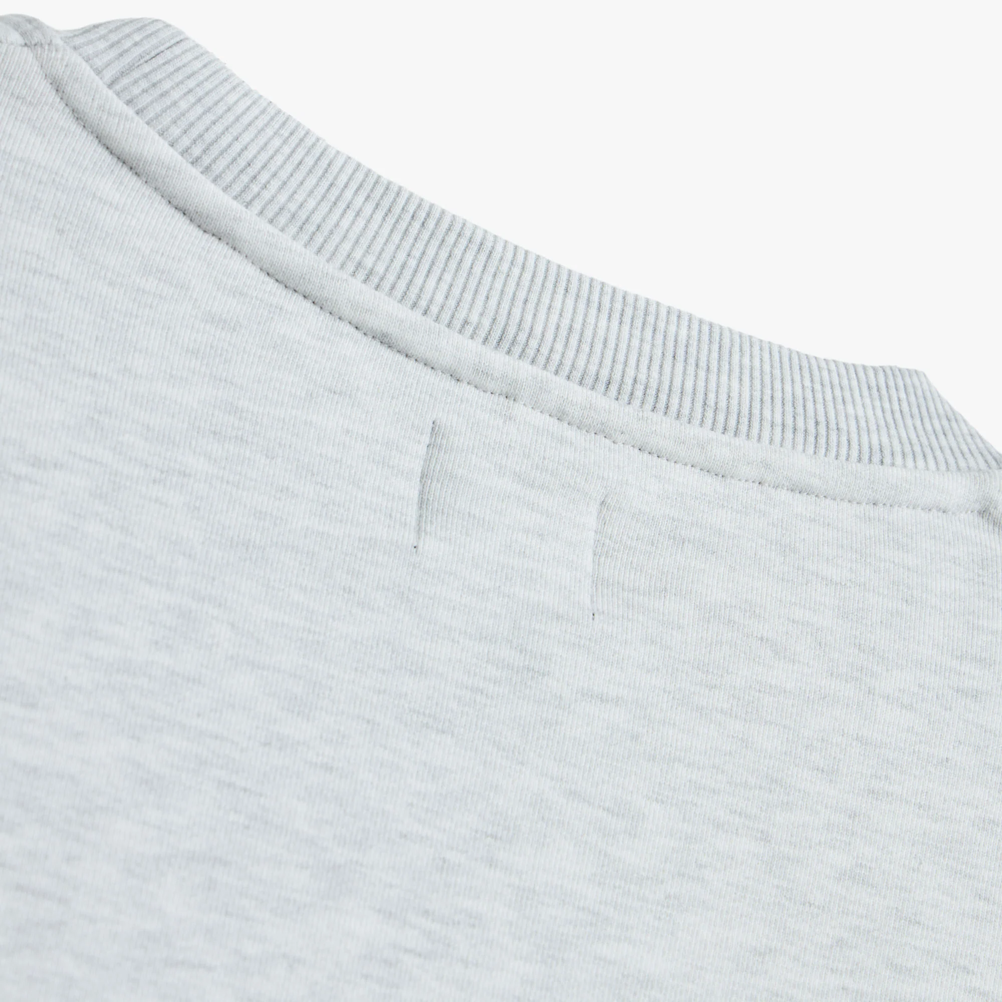 Patta Arc Logo Crewneck Sweater / Light Melange Grey - Image 3