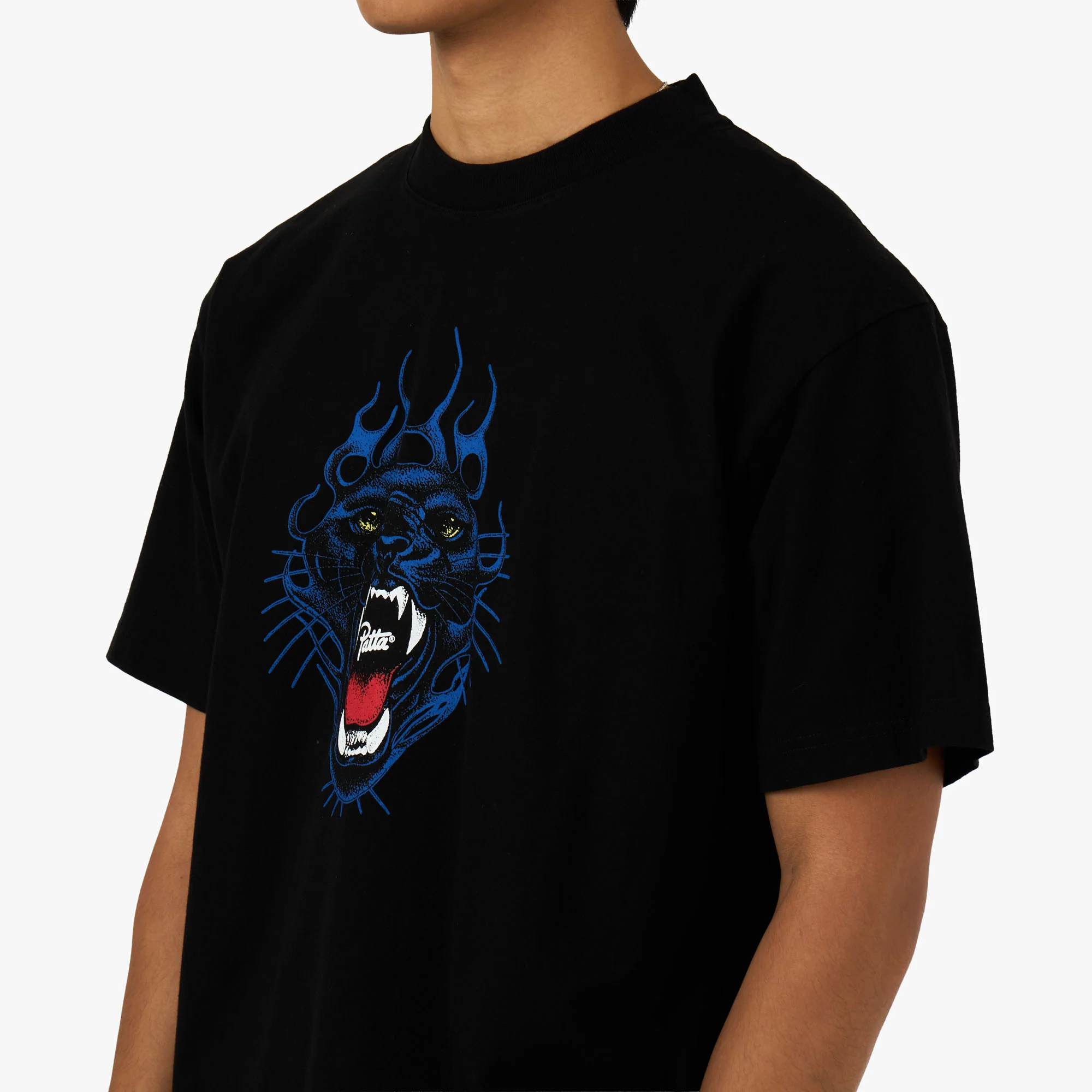 Patta Fire Panther T-Shirt Black - Image 4