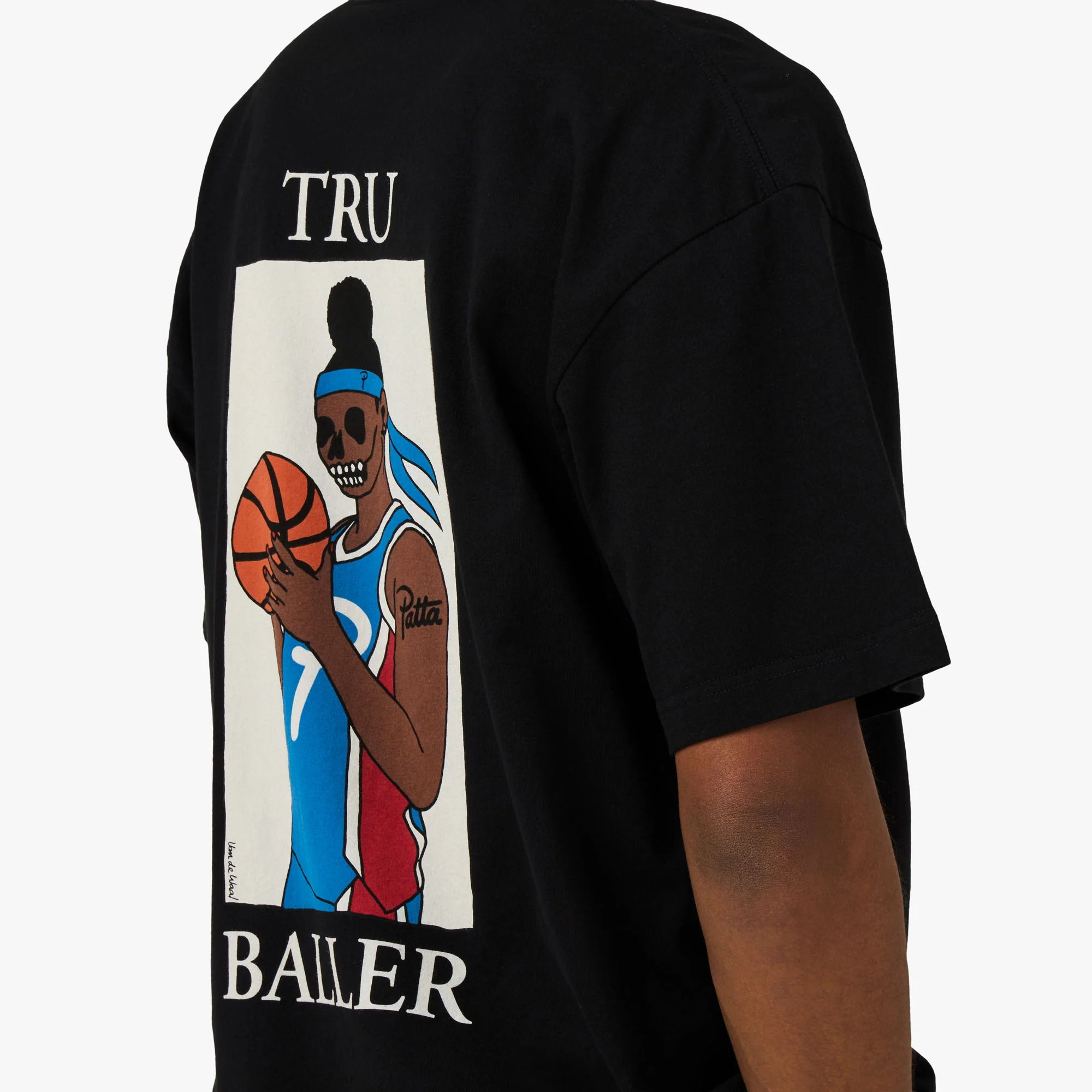 Patta Tru Baller T-Shirt Black - Image 5
