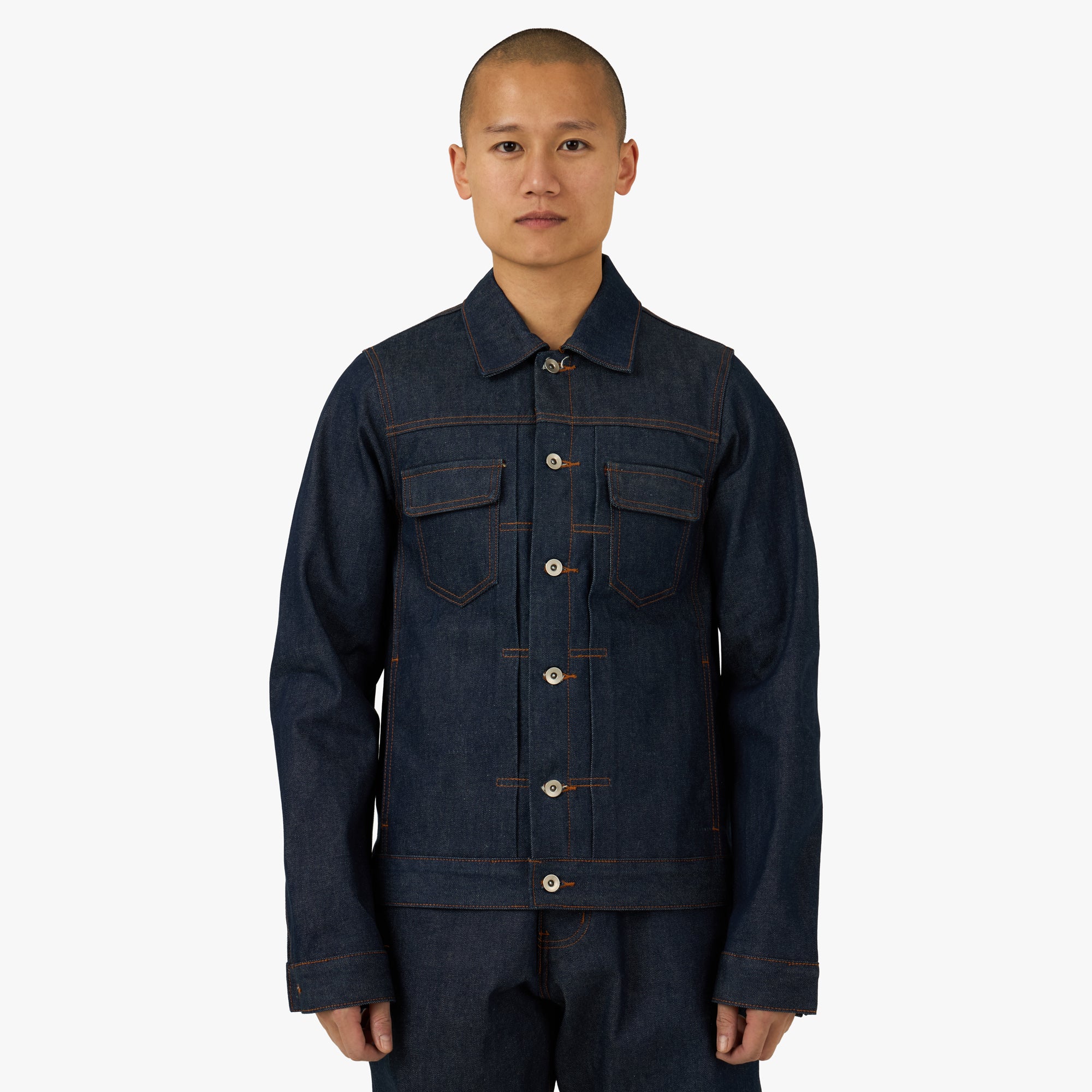 PlazaWorks Modern Type 2 Denim Jacket Indigo Raw