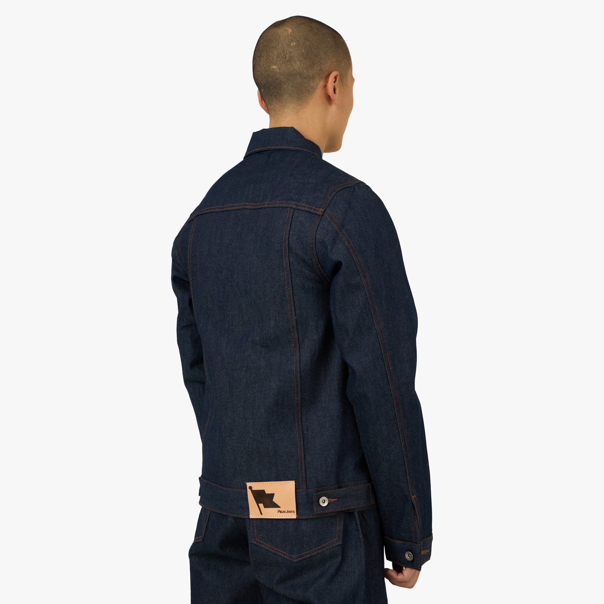 PlazaWorks Modern Type 2 Denim Jacket Indigo Raw - Image 3