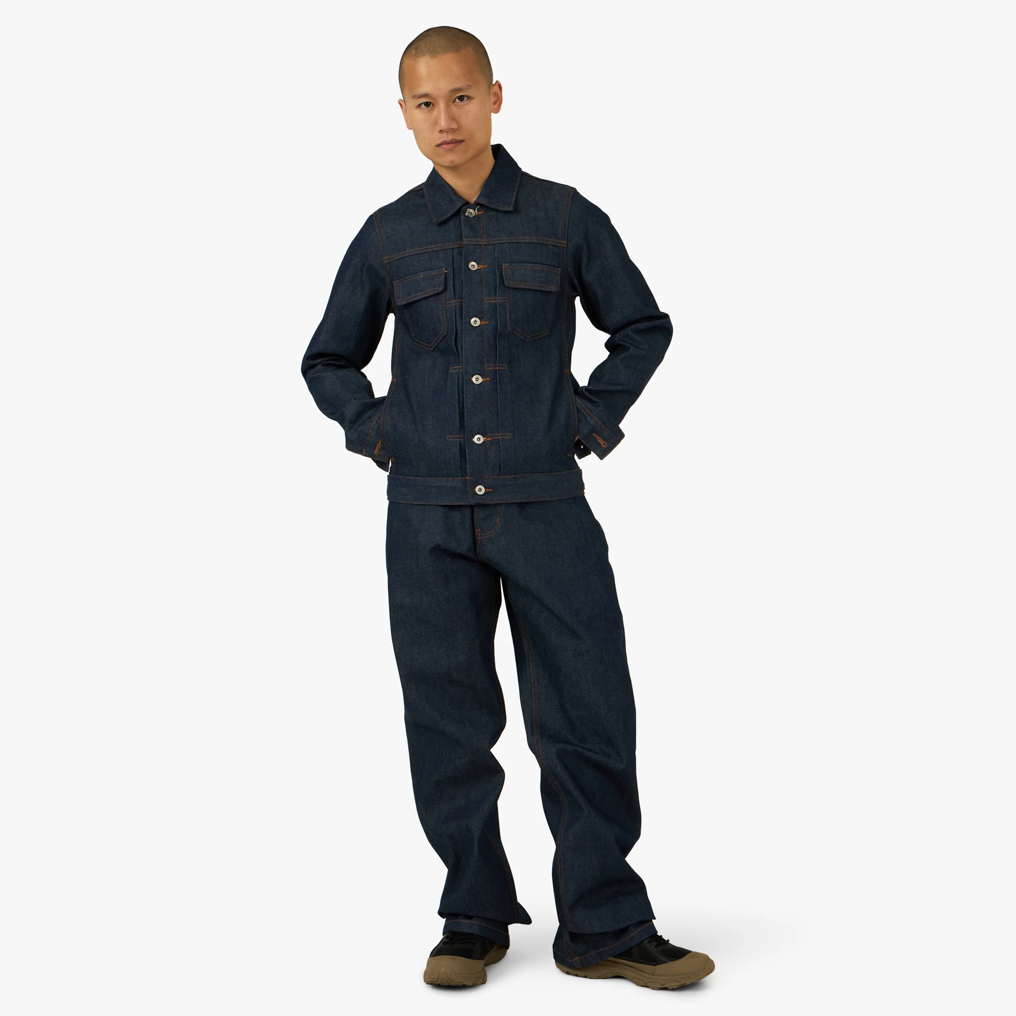 PlazaWorks Modern Type 2 Denim Jacket Indigo Raw - Image 6