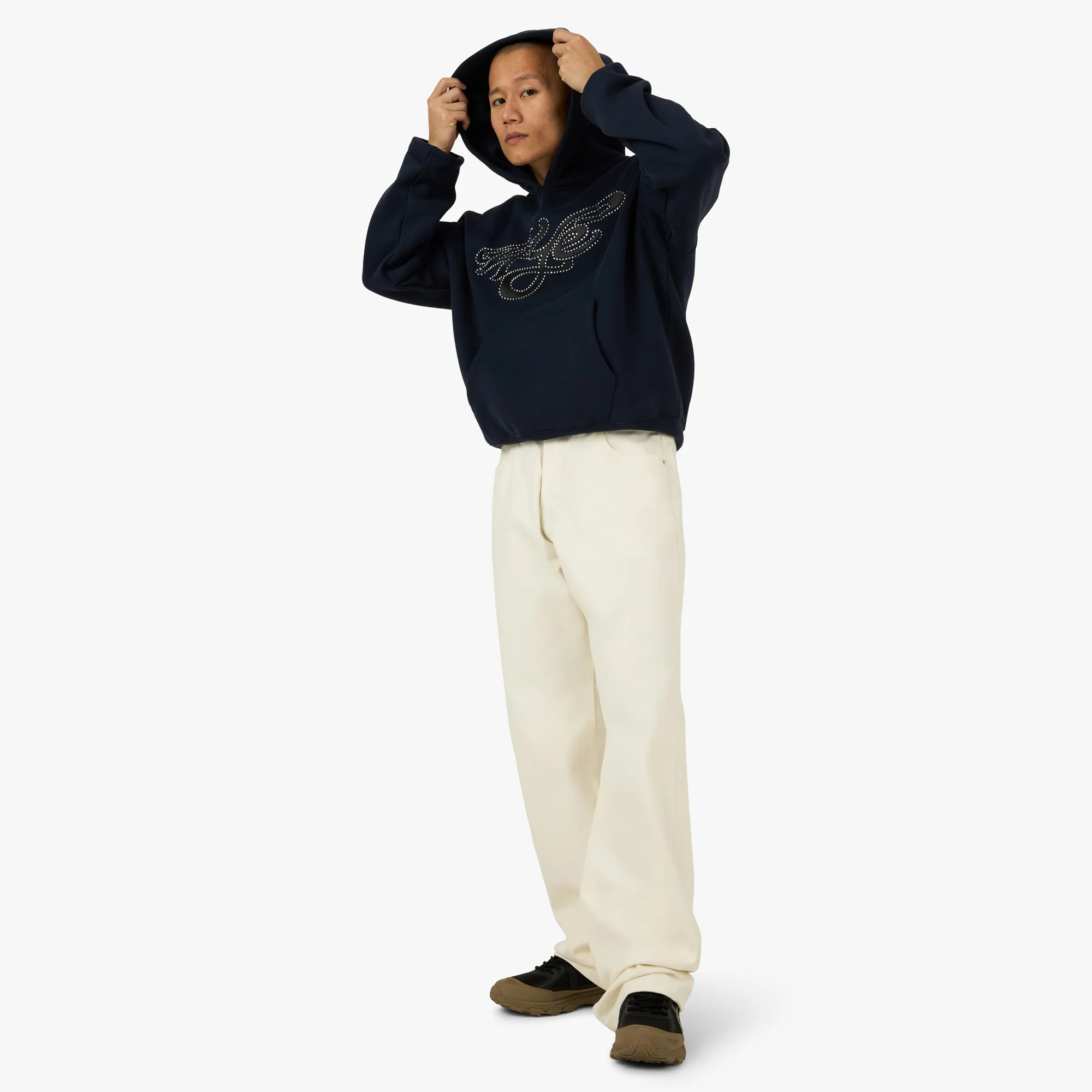 PlazaWorks Modern Wide 5 Pocket Jean Off-White - Image 6