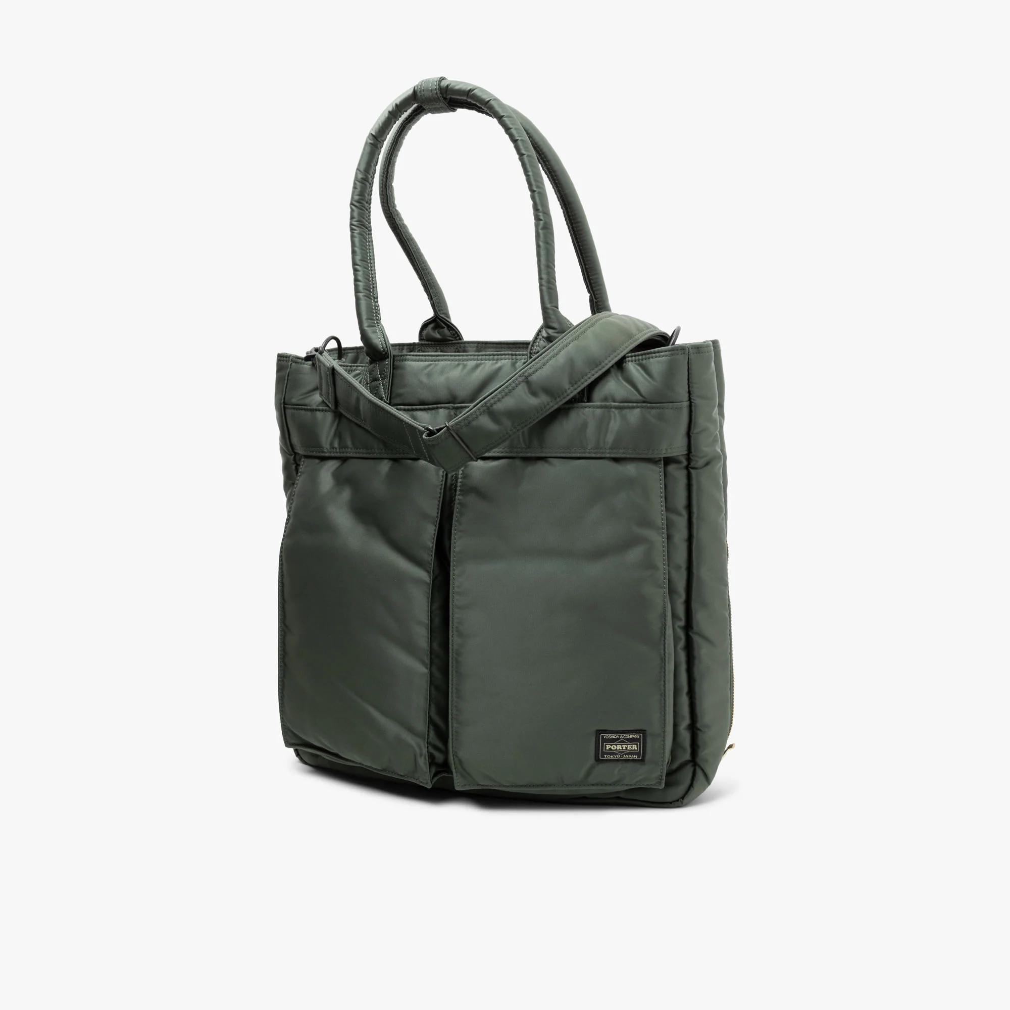 Porter Tanker 2WAY Tote Bag / Sage Green - Image 3