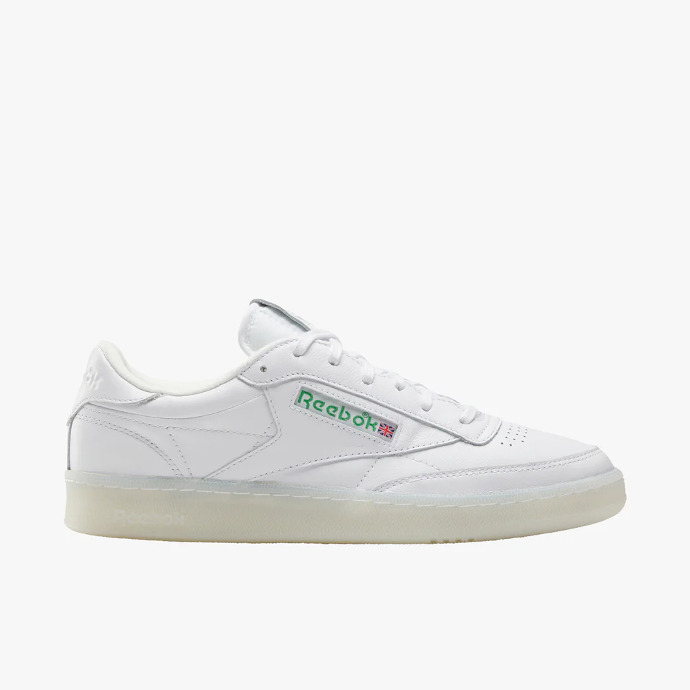 Reebok Club C 85 Vintage White / Glen Green - Vector Red