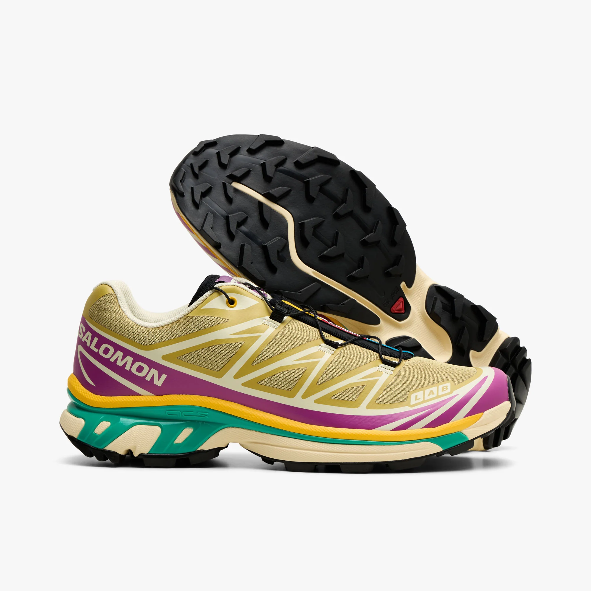 Salomon XT-6 Antique Gold / Transparent Yellow - Image 2