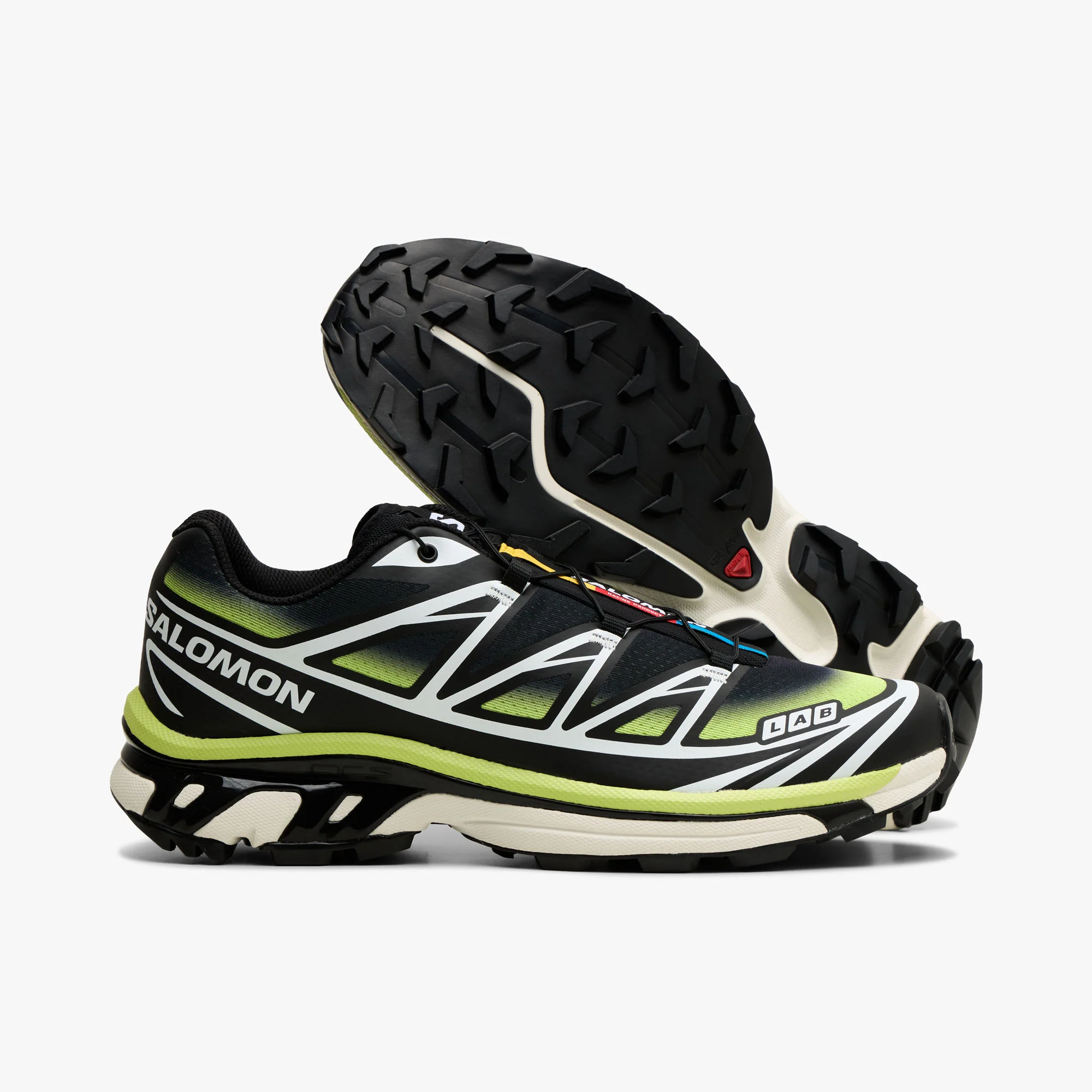Salomon XT-6 Skyline Black / Maritime Blue - Sharp Green - Image 2
