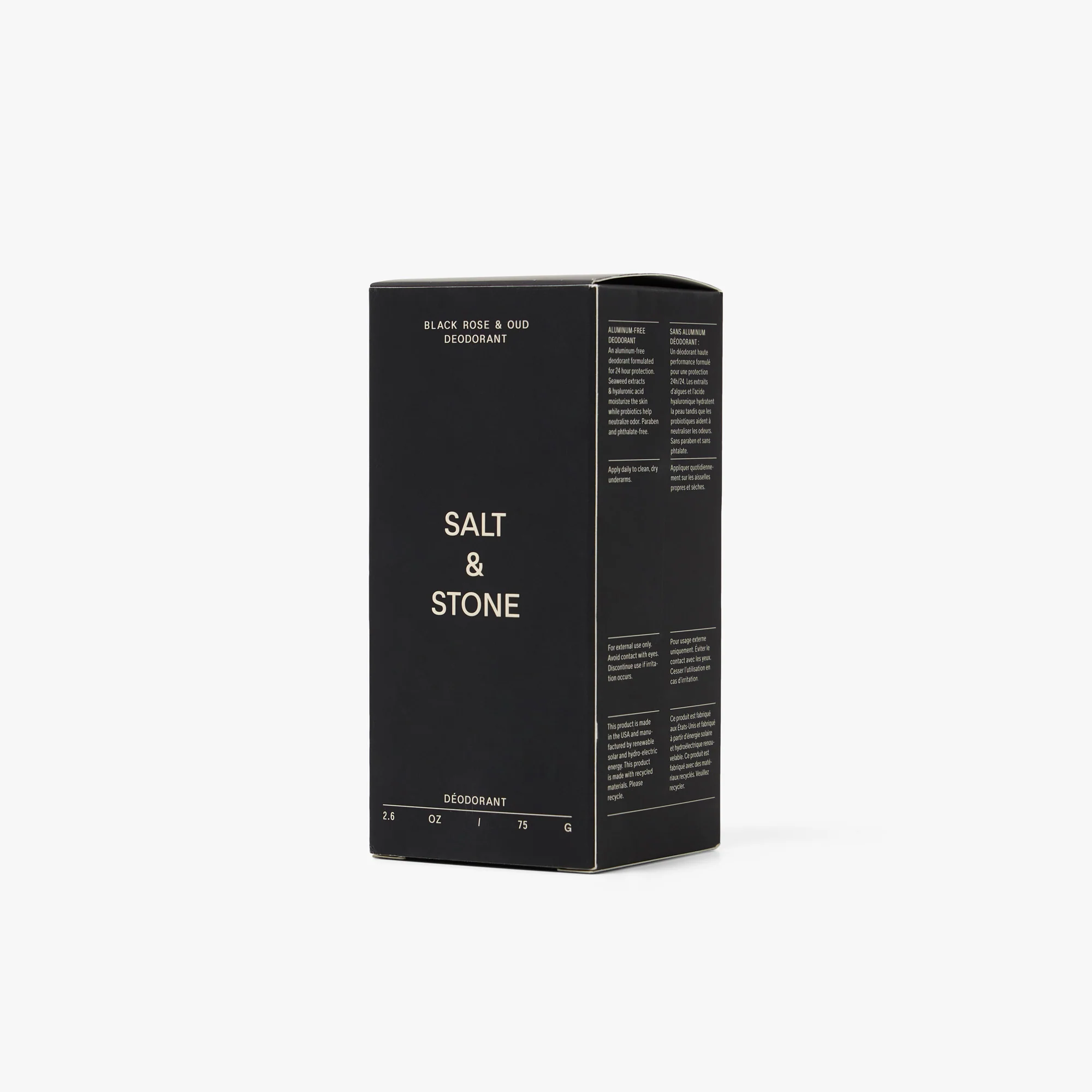SALT & STONE Natural Deodorant / Black Rose & Oud - Image 3