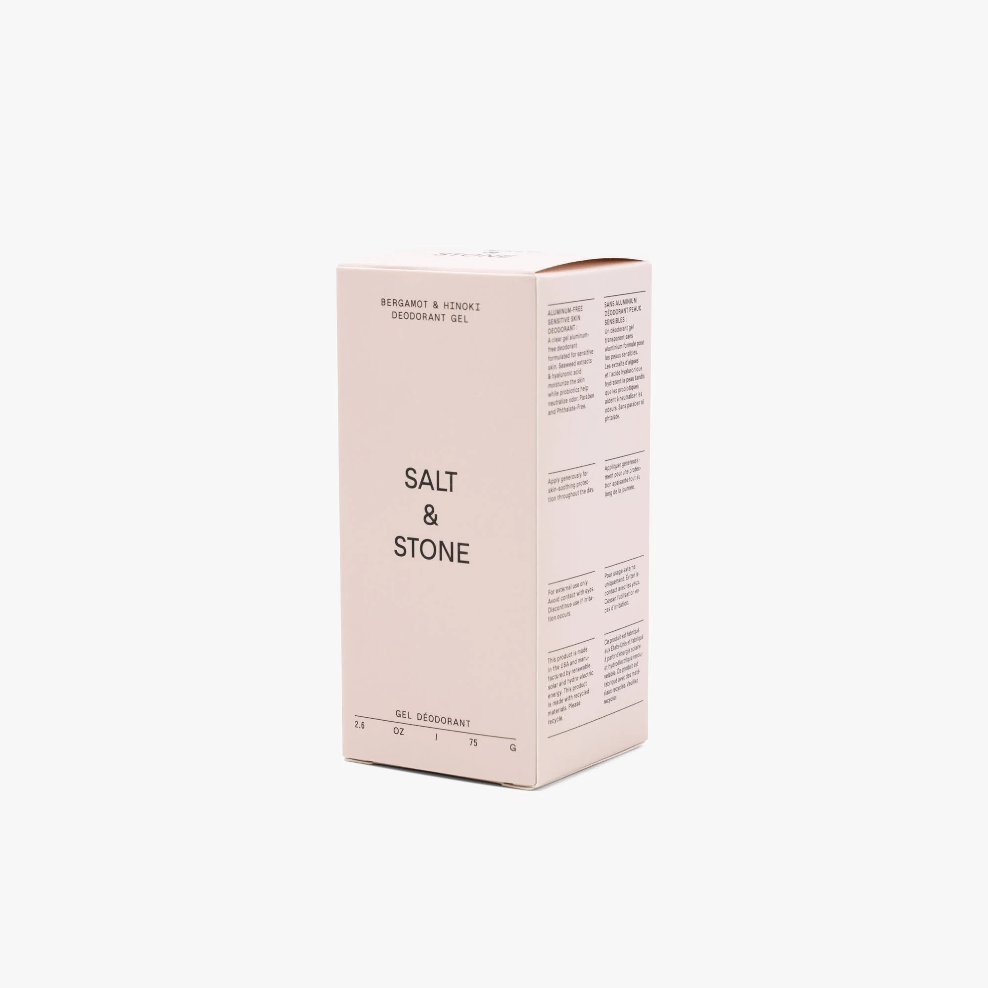 SALT & STONE Natural Gel Deodorant Bergamot & Hinoki - Image 5