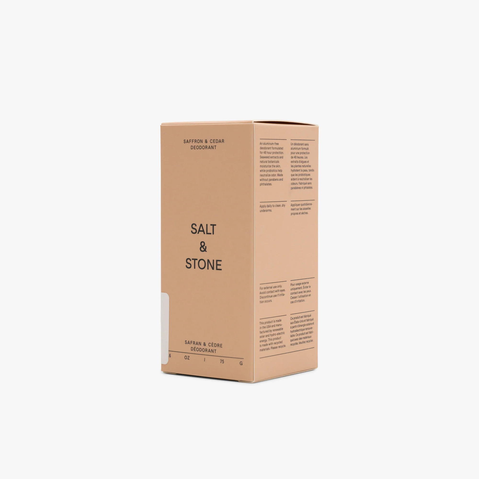 SALT & STONE Natural Deodorant / Saffron & Cedar - Image 6
