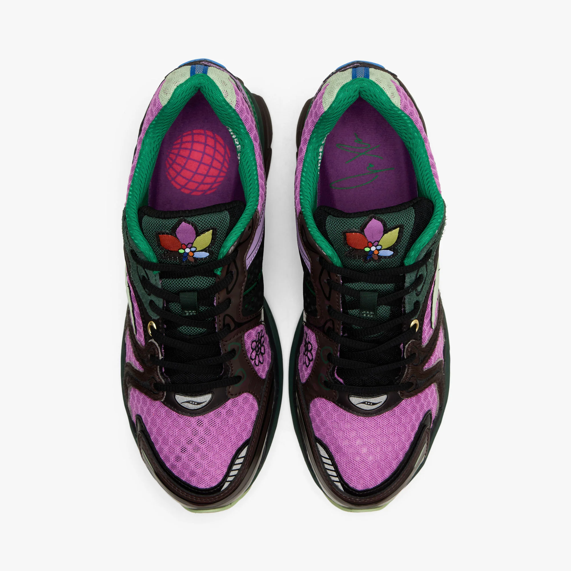 Saucony x Jae Tips ProGrid Triumph 4 Violet / Earth - Image 5