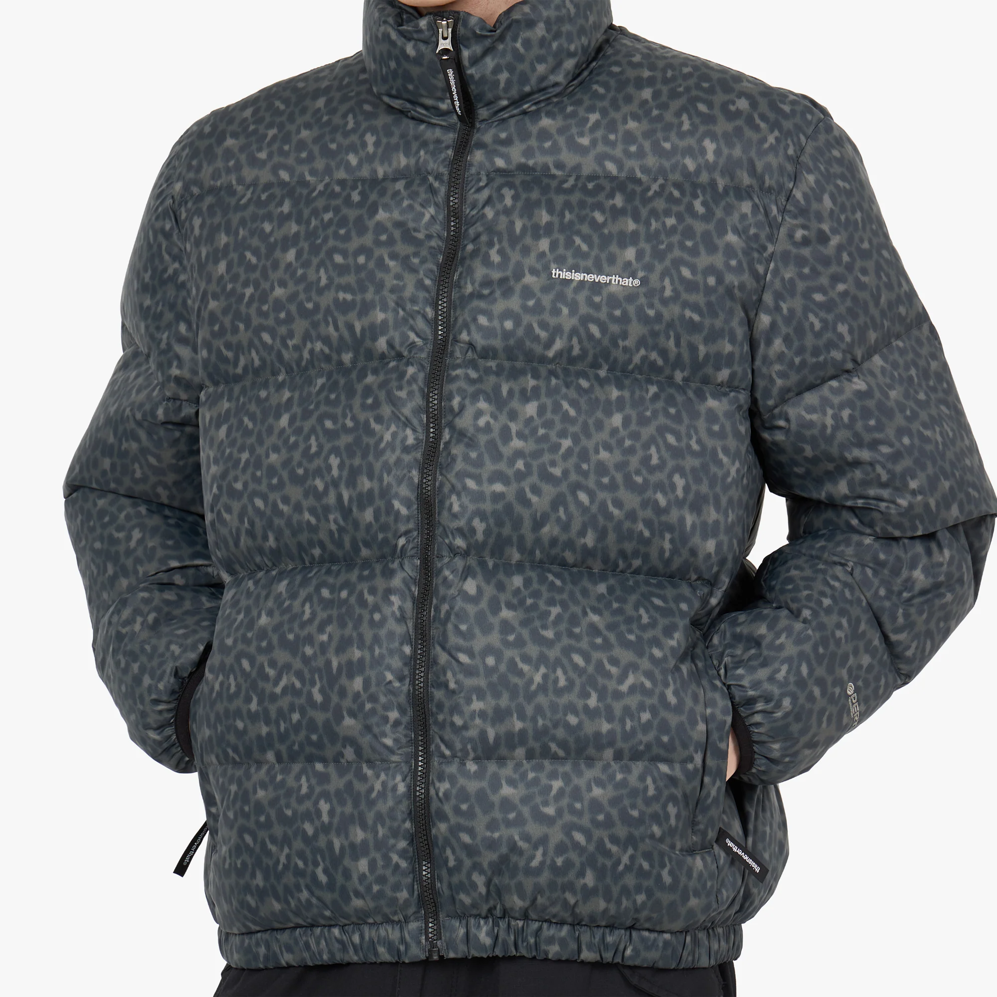 thisisneverthat PERTEX T Down Jacket Brown / Blue - Image 4