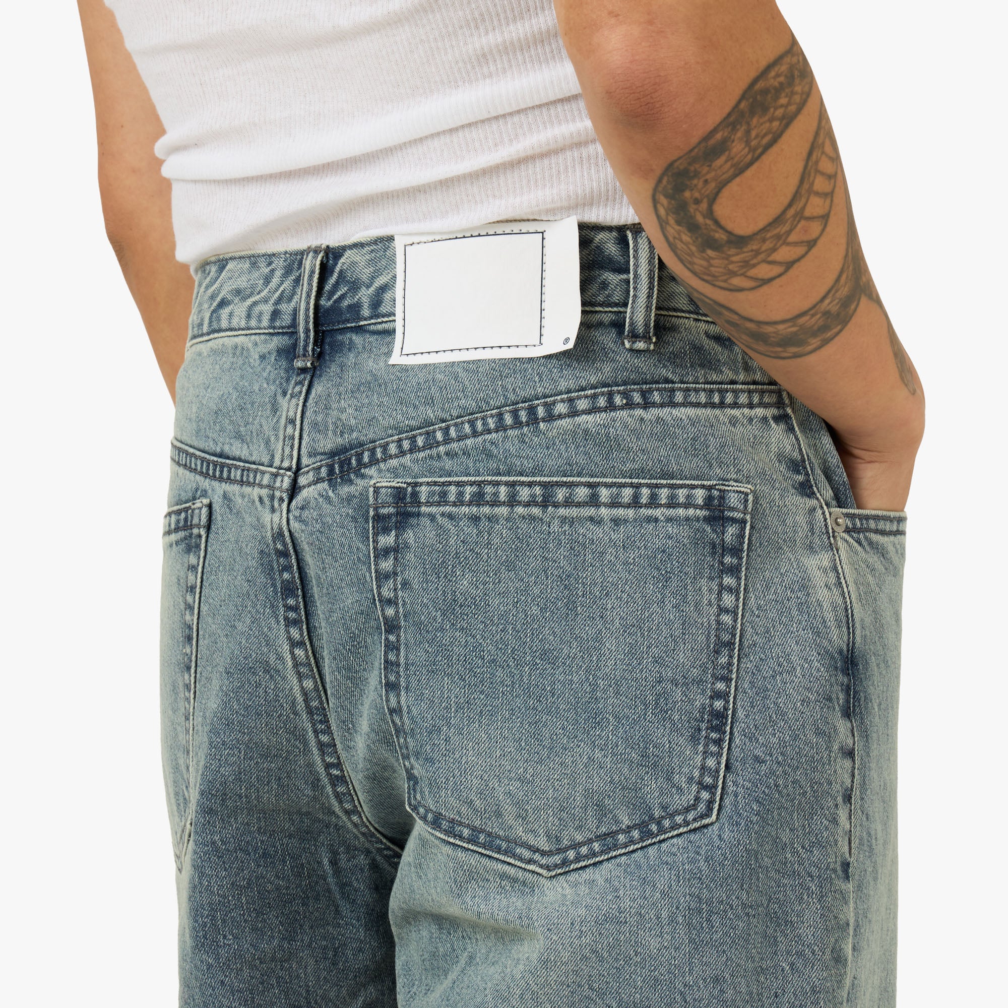 thisisneverthat Relaxed Jeans Washed Blue - Image 5