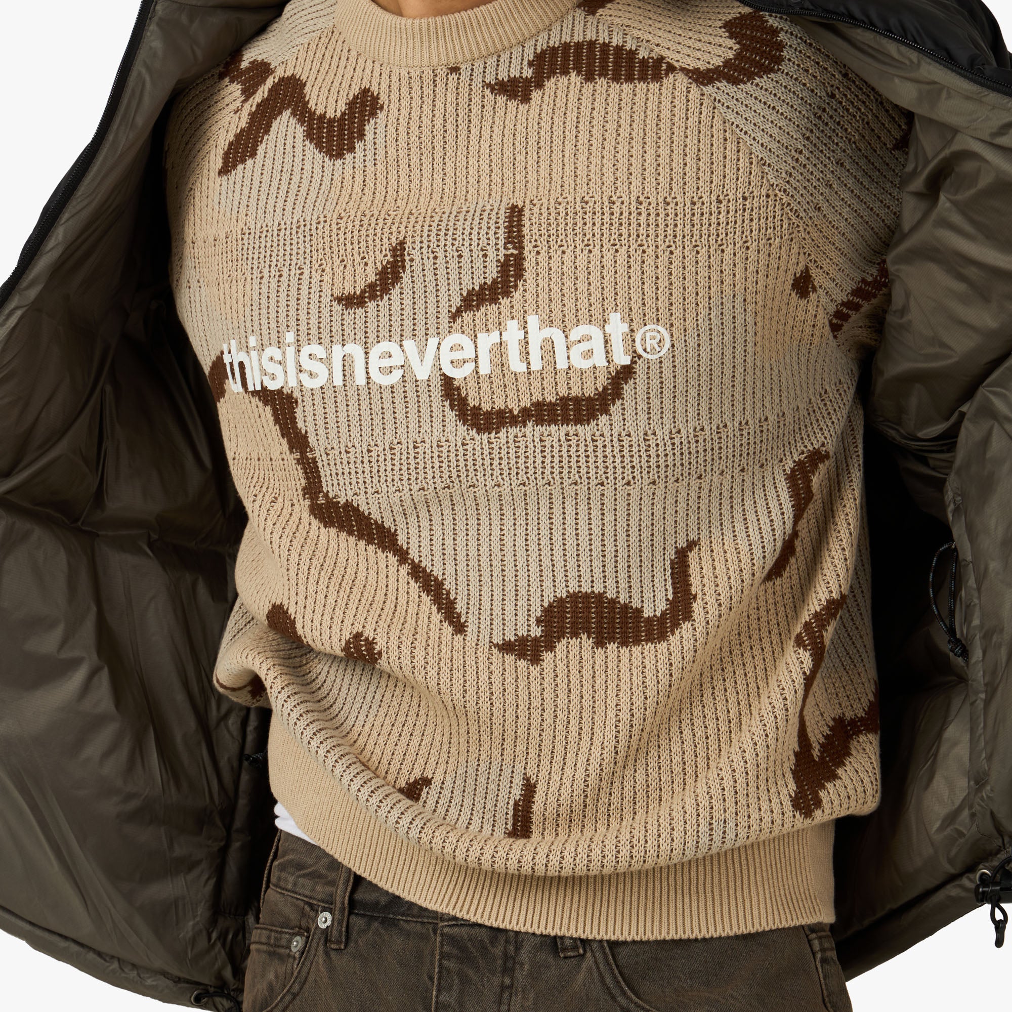thisisneverthat T-Logo Knit Sweater Camo - Image 6