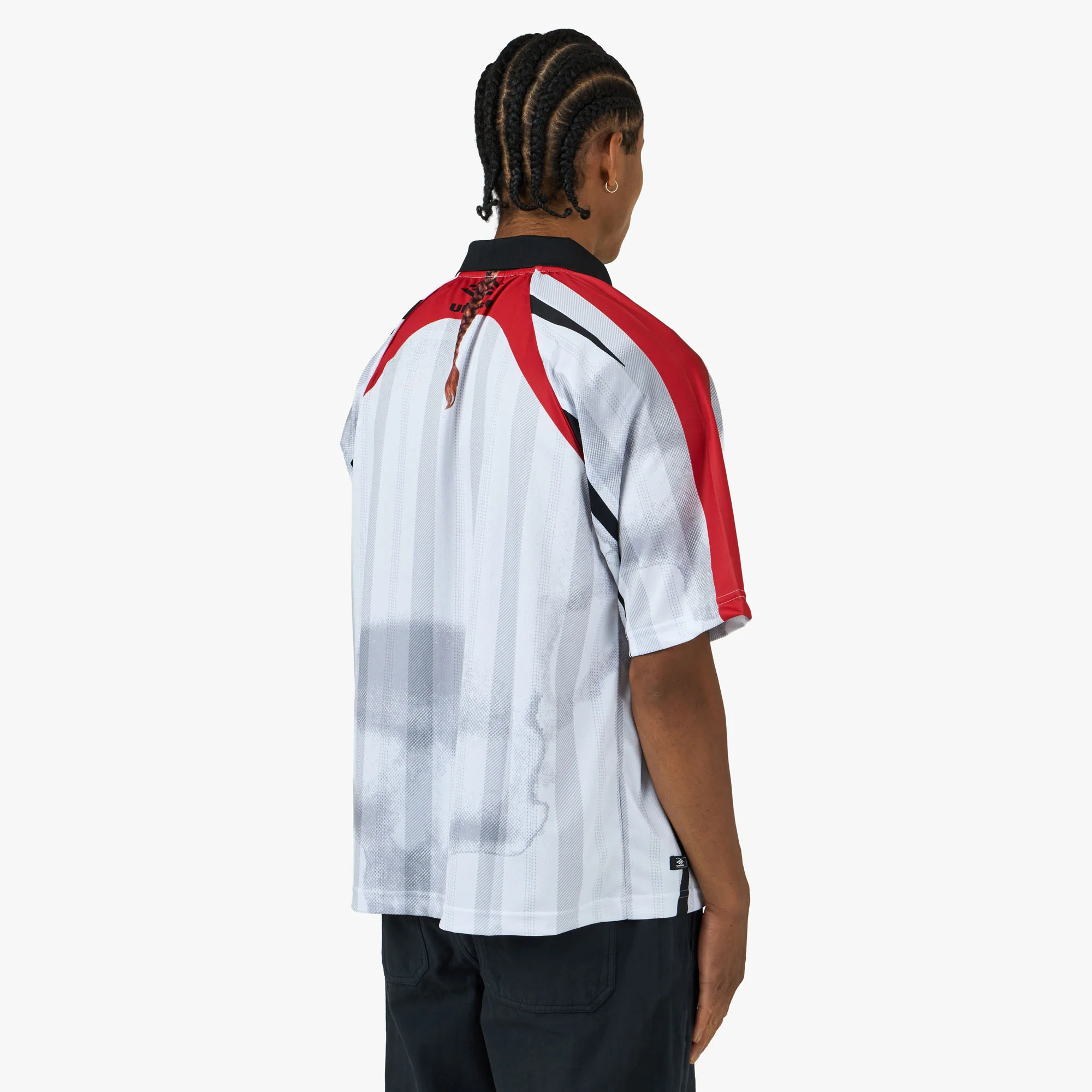 Umbro 01/03 Polo White / Red - Image 3