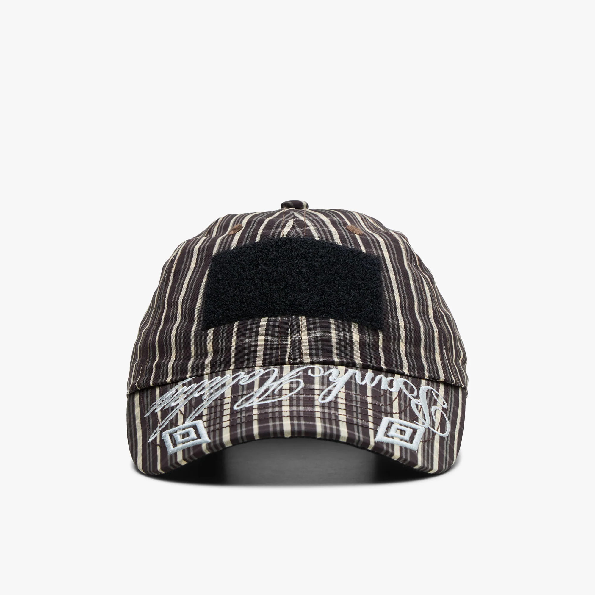 Umbro Check Hazard Cap Beige / Dark Brown - Image 2
