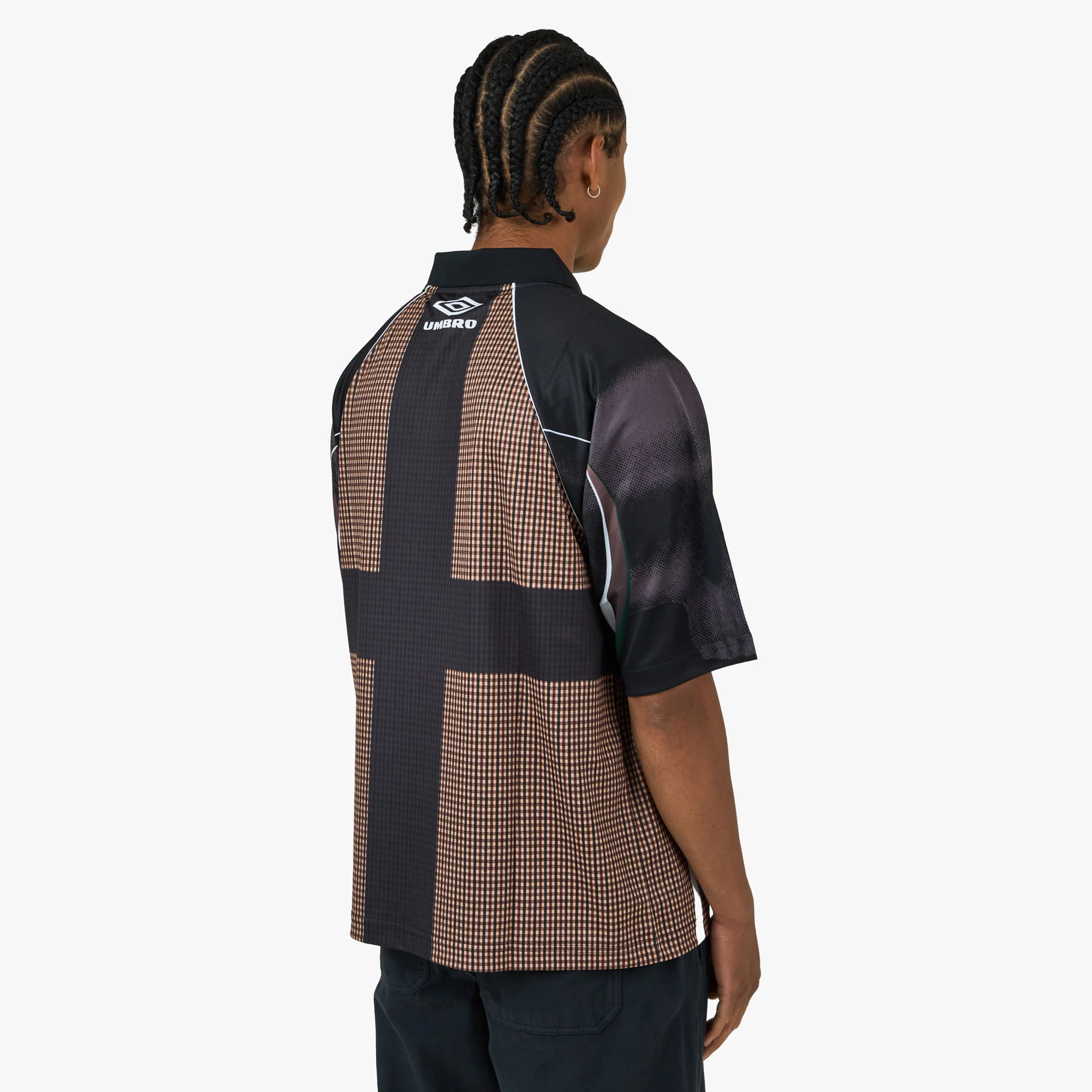 Umbro Cult Unity Check Polo Beige / Black - Image 3