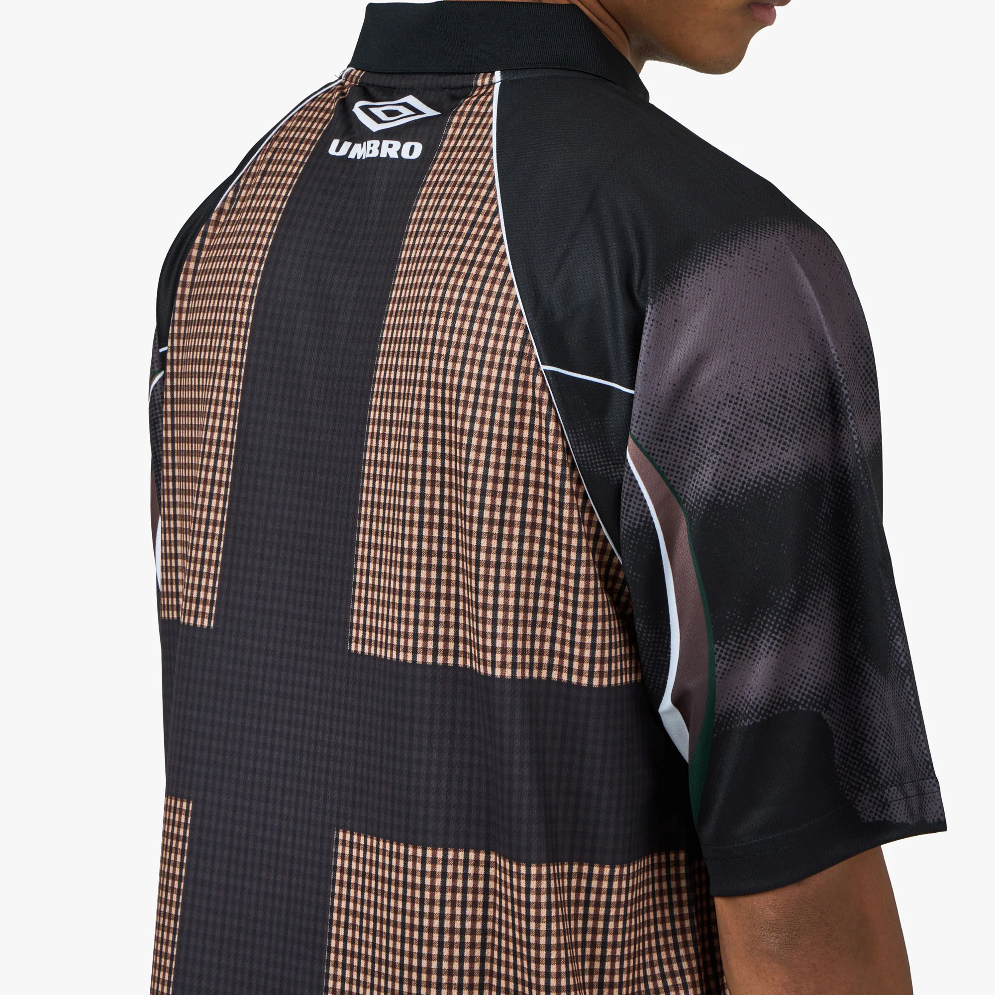Umbro Cult Unity Check Polo Beige / Black - Image 5