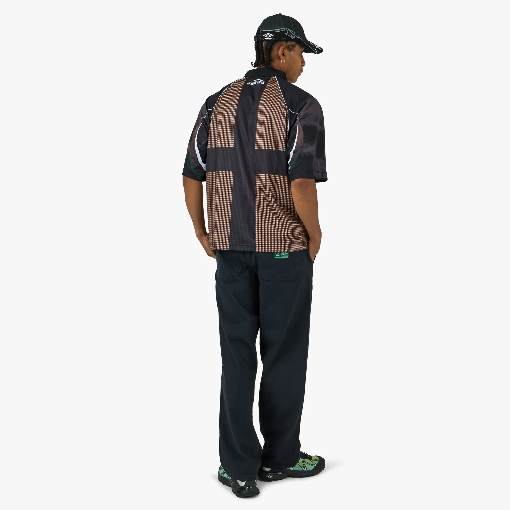 Umbro Cult Unity Check Polo Beige / Black - Image 7