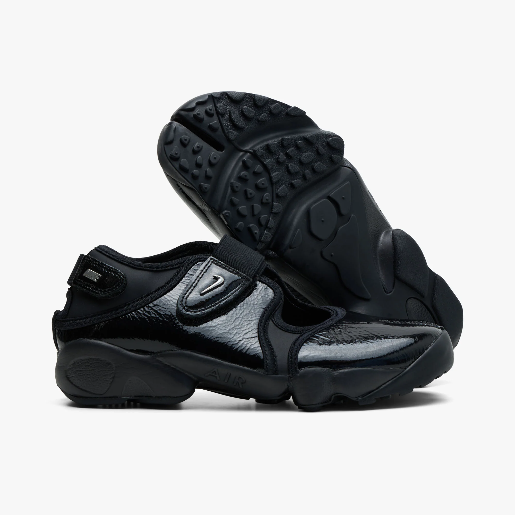 Nike Women's Air Rift Black / Metallic Silver - Image 2