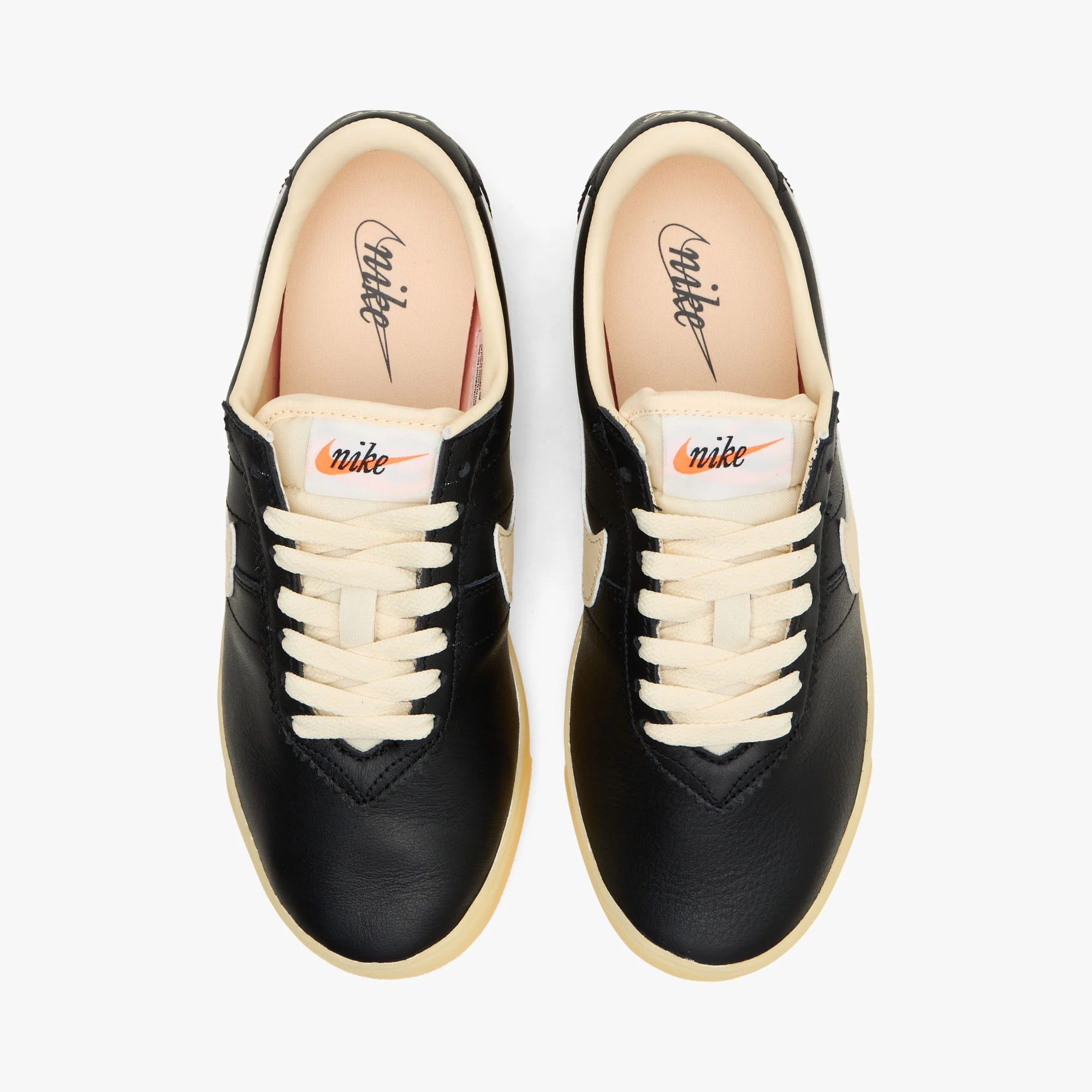 Women's Nike Astrograbber Leather Black / Muslin - Sail - Image 5